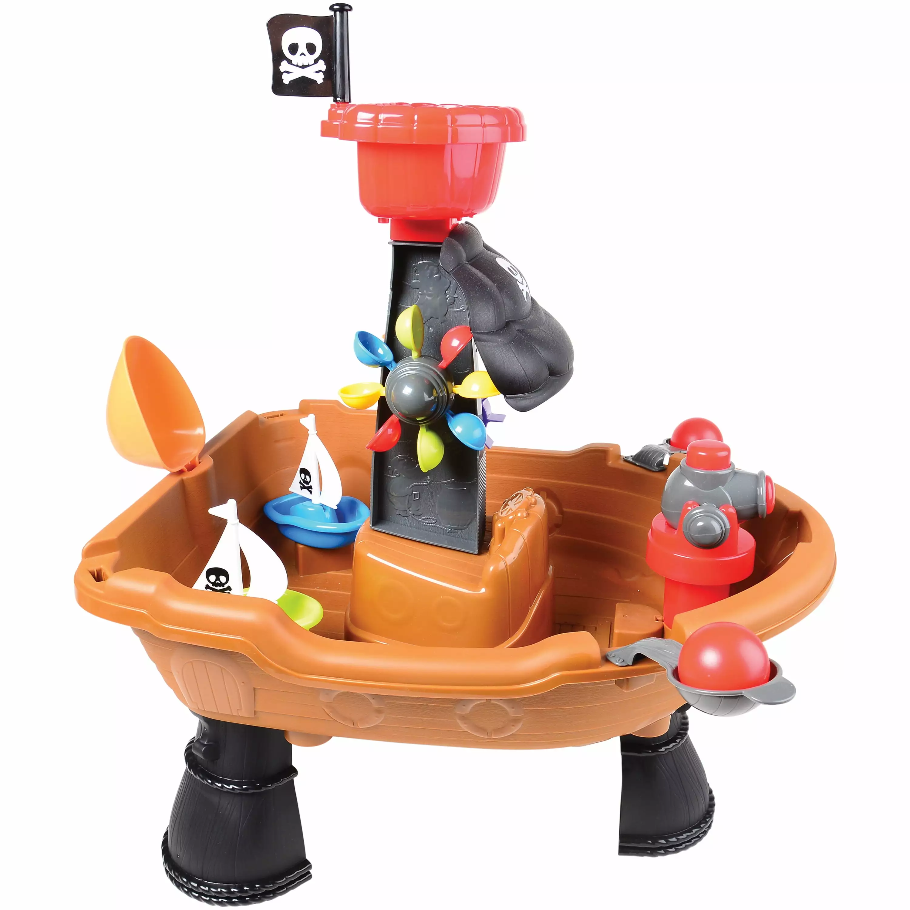 Constructive Playthings Kids Pirate Ship Water Play Table