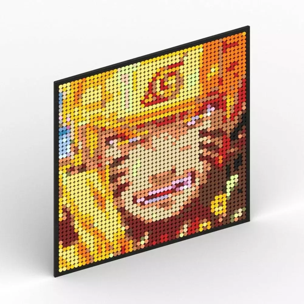 Custom MOC Same as Major Brands! Naruto Sasuke Kakashi Uchiha Itachi Akatsuki Gaara Pein Lee Kurama Pixel Art Building Blocks Brick Decoration Mosaic DIY Toys