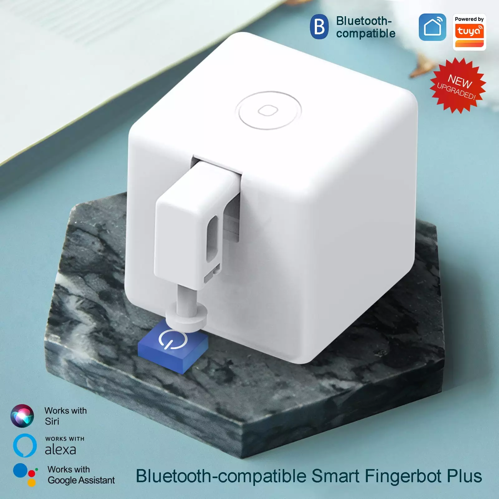 Deyuer Fingerbot Switch APP Remote Control Voice-Control Scheduled Appointment Bluetooth-compatible Finger Robot for Home