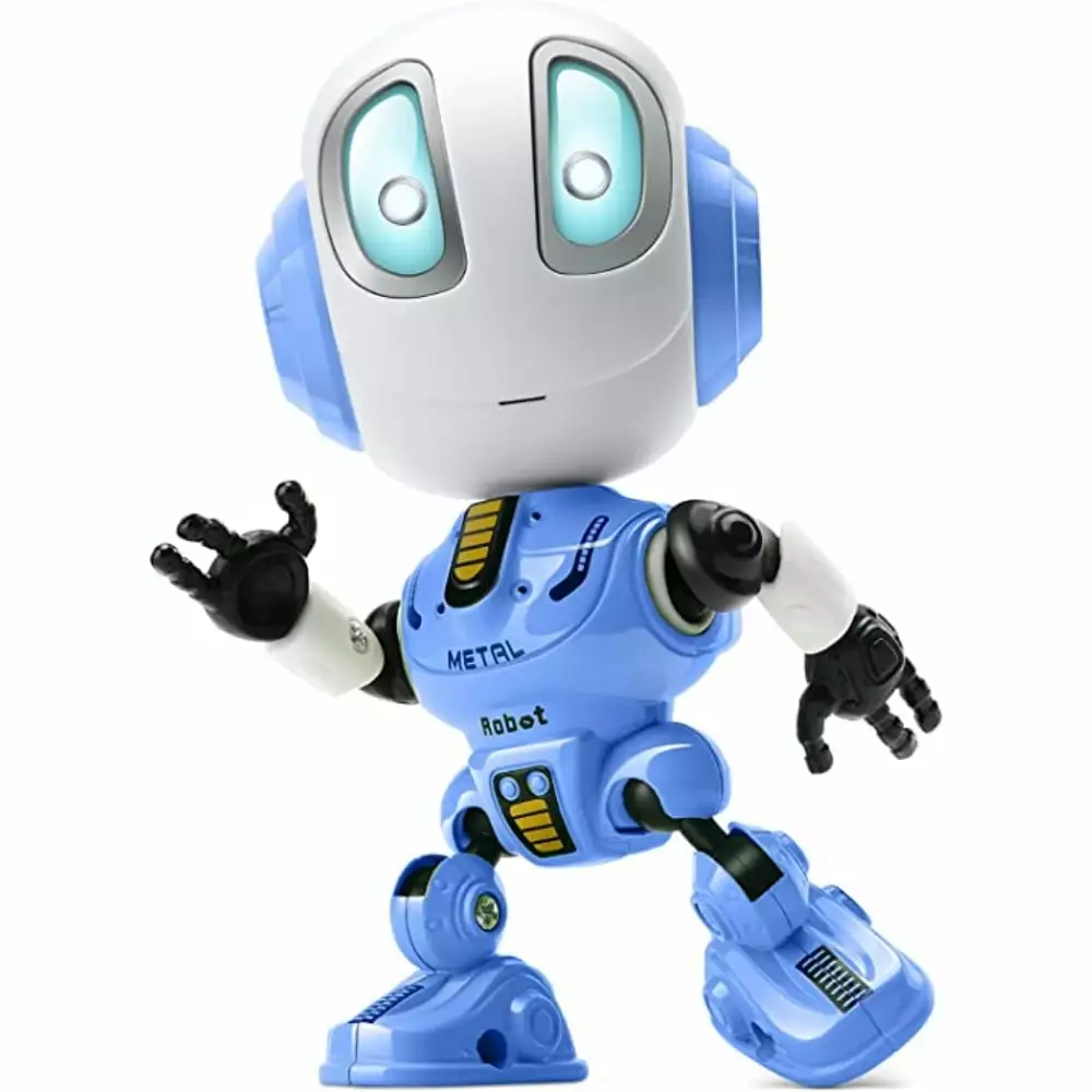 Dosaele Stocking Stuffers. Robot Kids Toys. Mini Robot Talking Toys for Boys and Girls- Travel Toys Help Kids Talking for Christmas Stocking Stuffers. LED Lights and Interactive Voice Changer