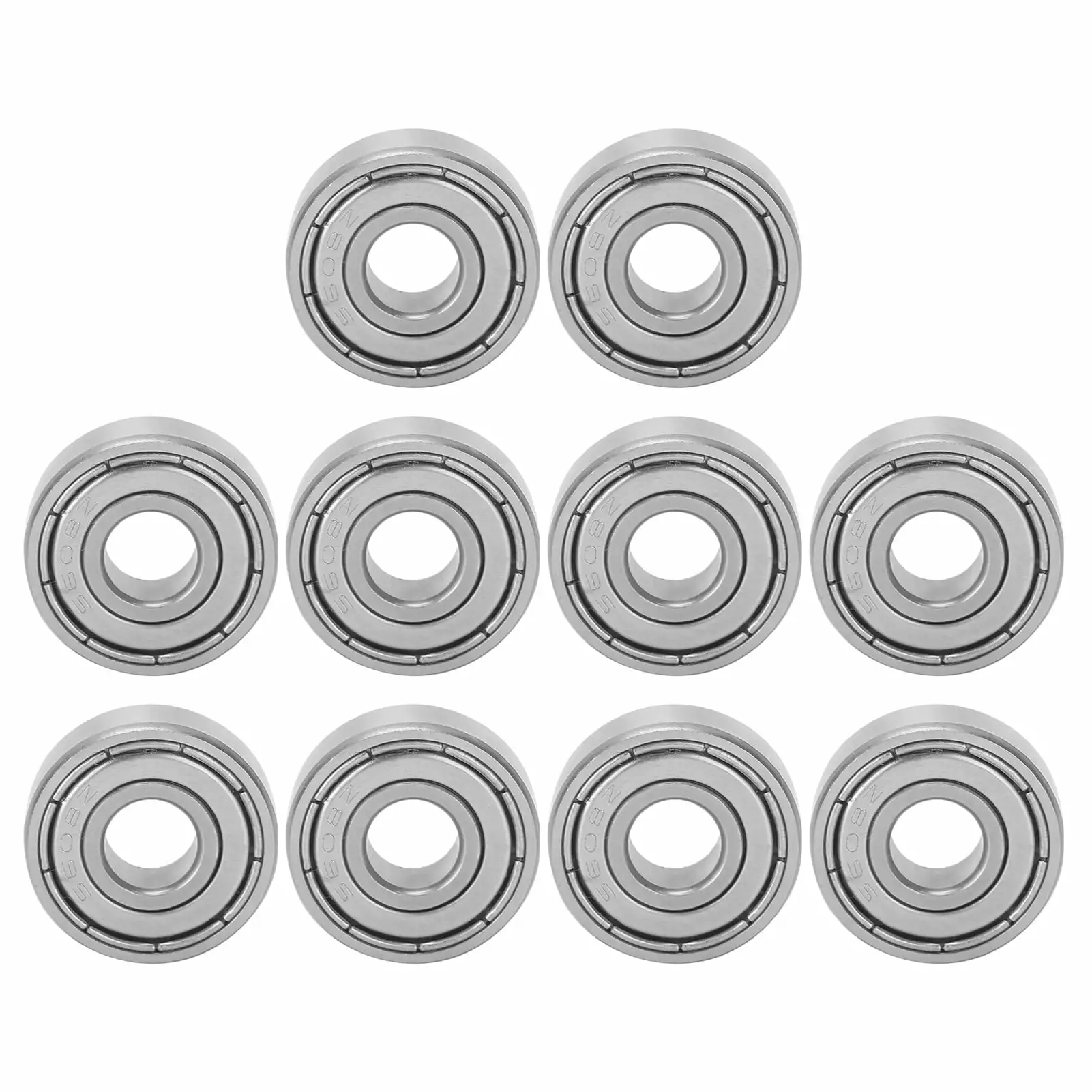 ESTINK 10PCS S608Z 8x22x7mm Stainless Steel Ball Bearings For Longboards Roller Skates Parts.8x22x7mm Bearings.Skateboards Bearings