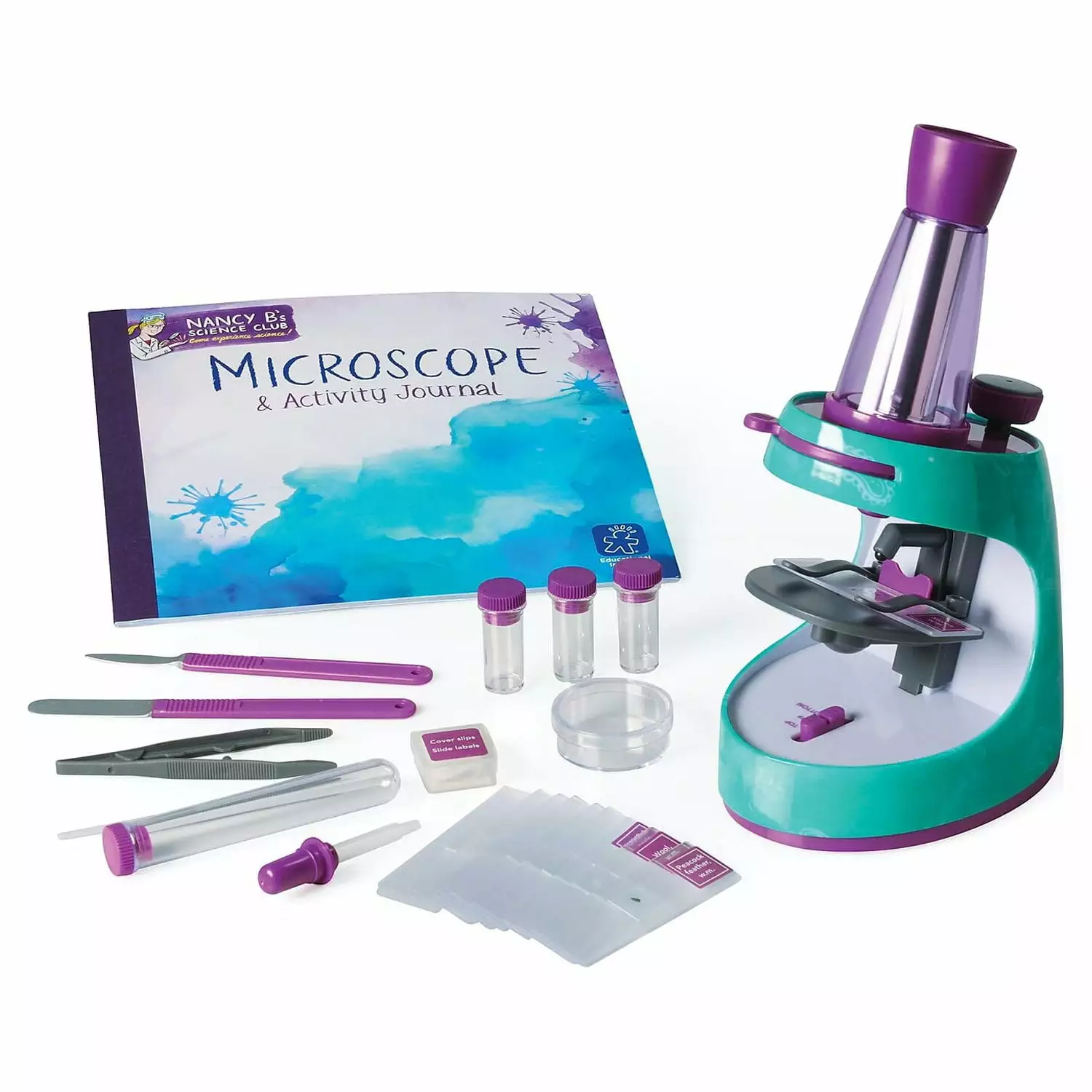 Educational Insights Nancy B's Kids Microscope. STEM Toy. Gift for Boys & Girls. Ages 8. 9. 10+