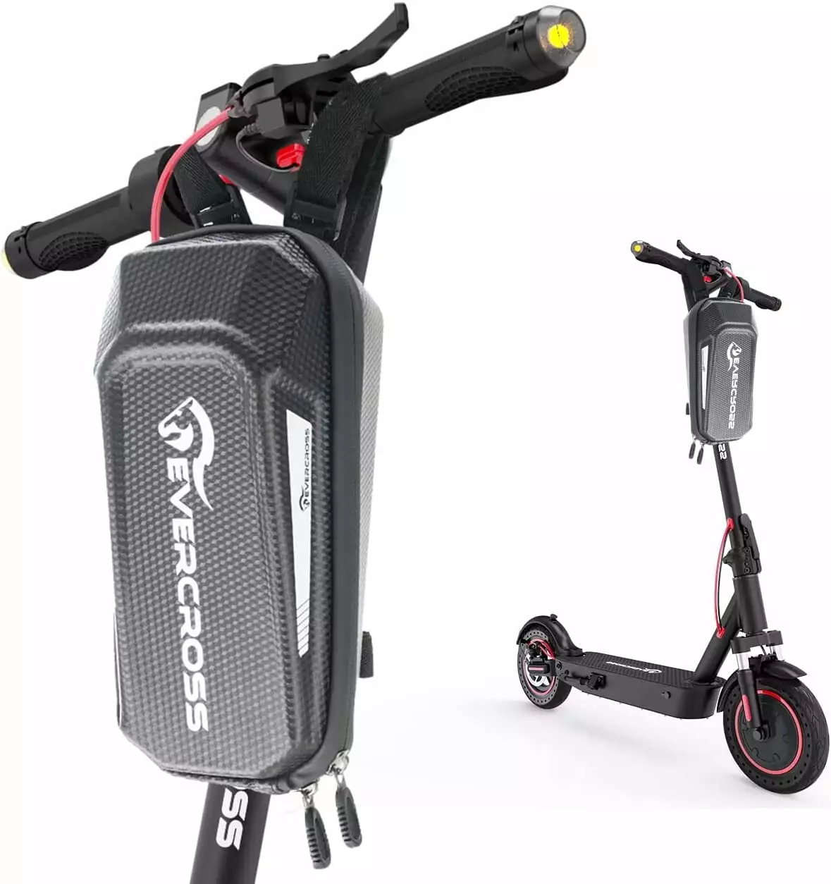 Electric Scooter Bag. Waterproof Scooter Bag 2L. Bag for Electric Scooter and Bike Storage. Black