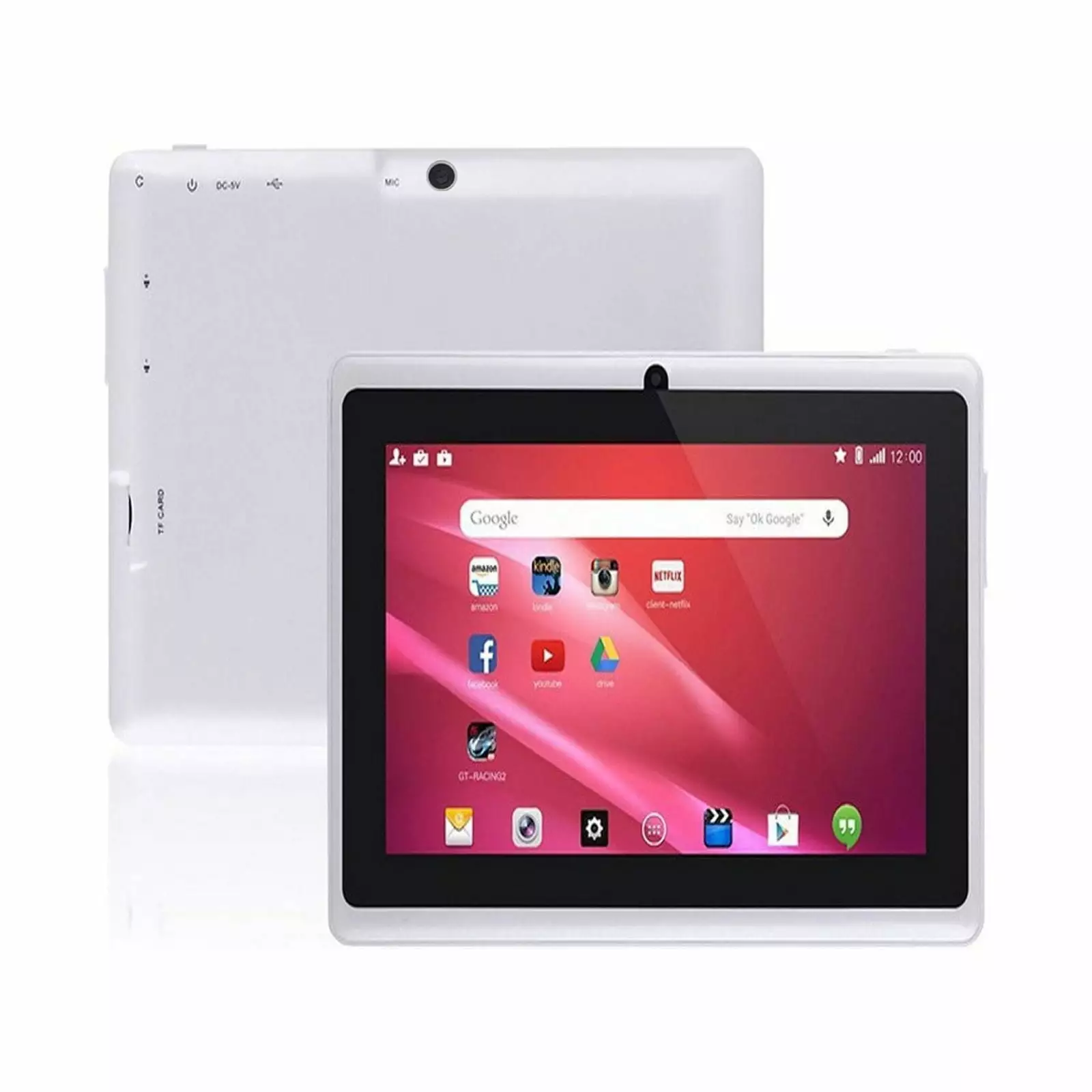 Electronics Promotion Clearance 7Inch Google Android 4.4 Duad Core Tablet Pc 1Gb + 8Gb Dual Camera Wifi Bluetoot Colourful A YBY