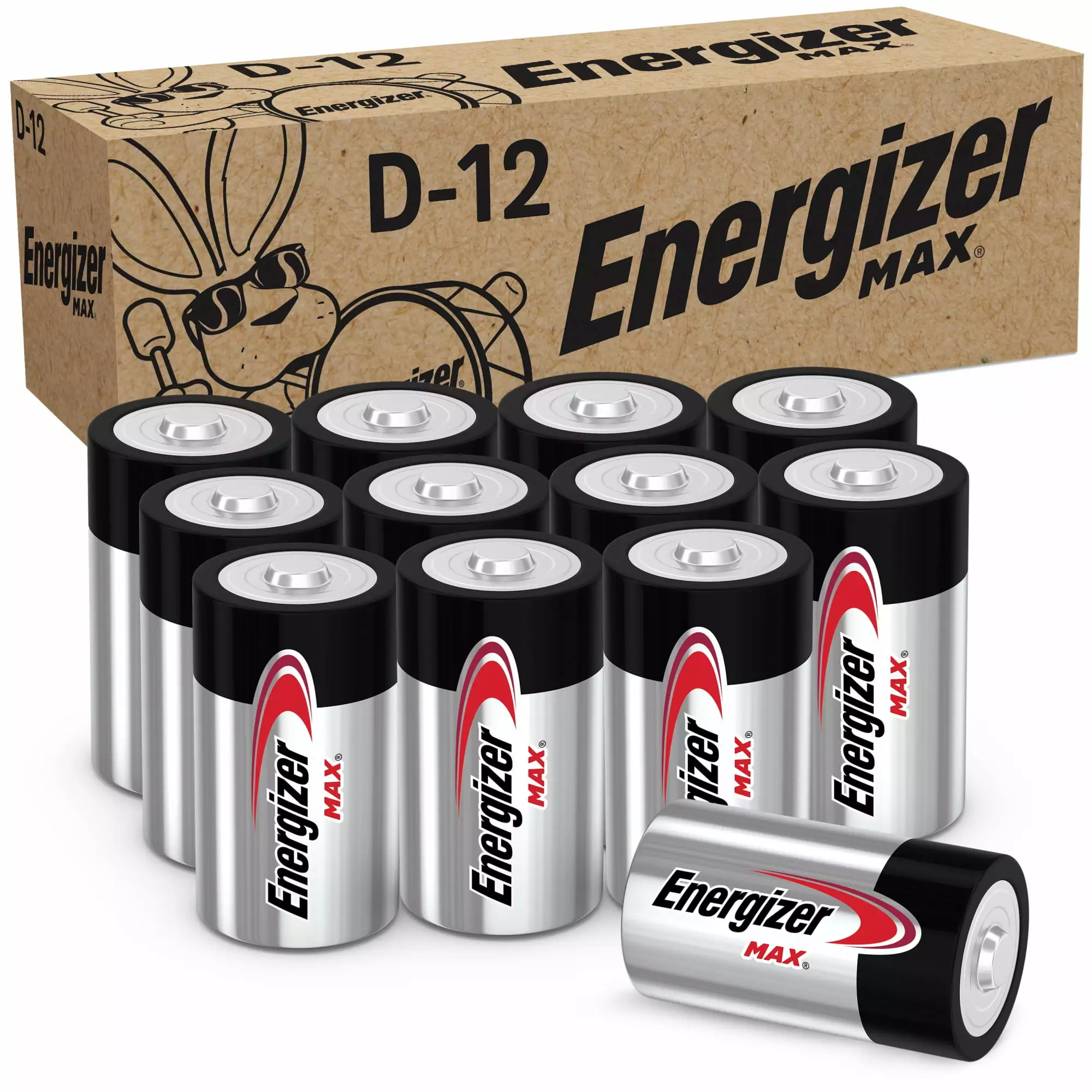 Energizer MAX D Batteries (12 Pack). D Cell Alkaline Batteries