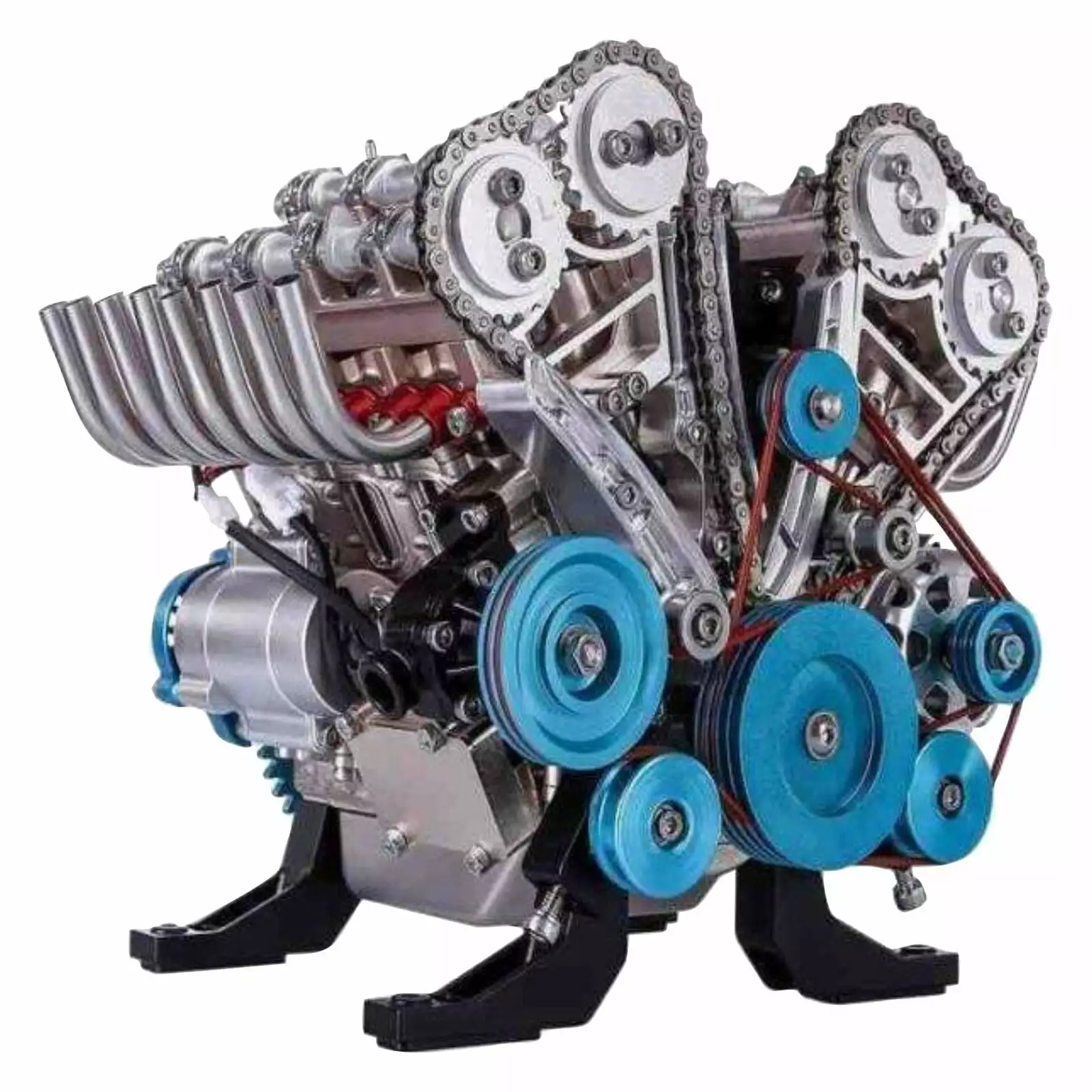 Engine Model Desktop Engine 8 Cylinder Car Engine Model Building Kit Adult DIY Engine Model Toy