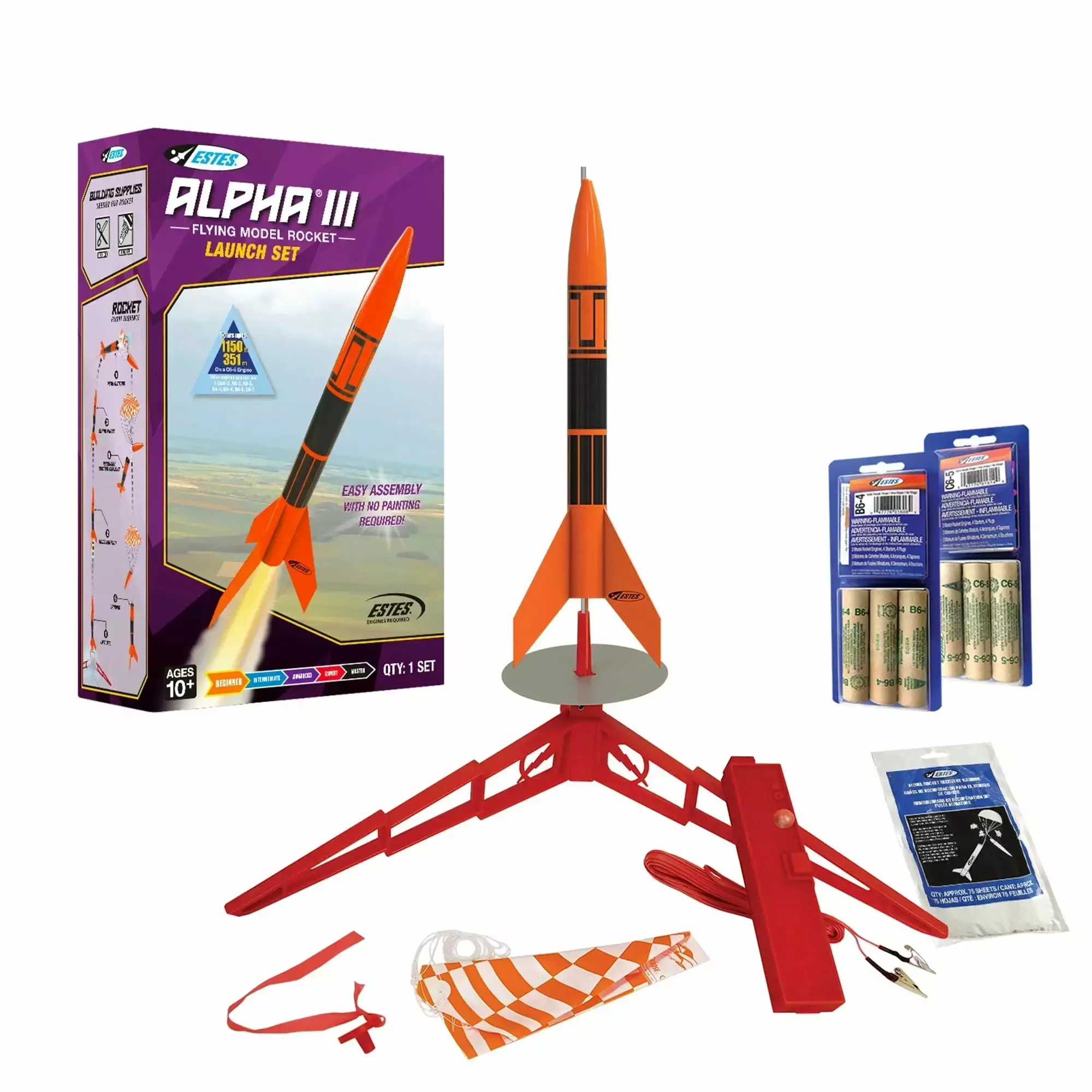 Estes Alpha III Starter Set Bundle