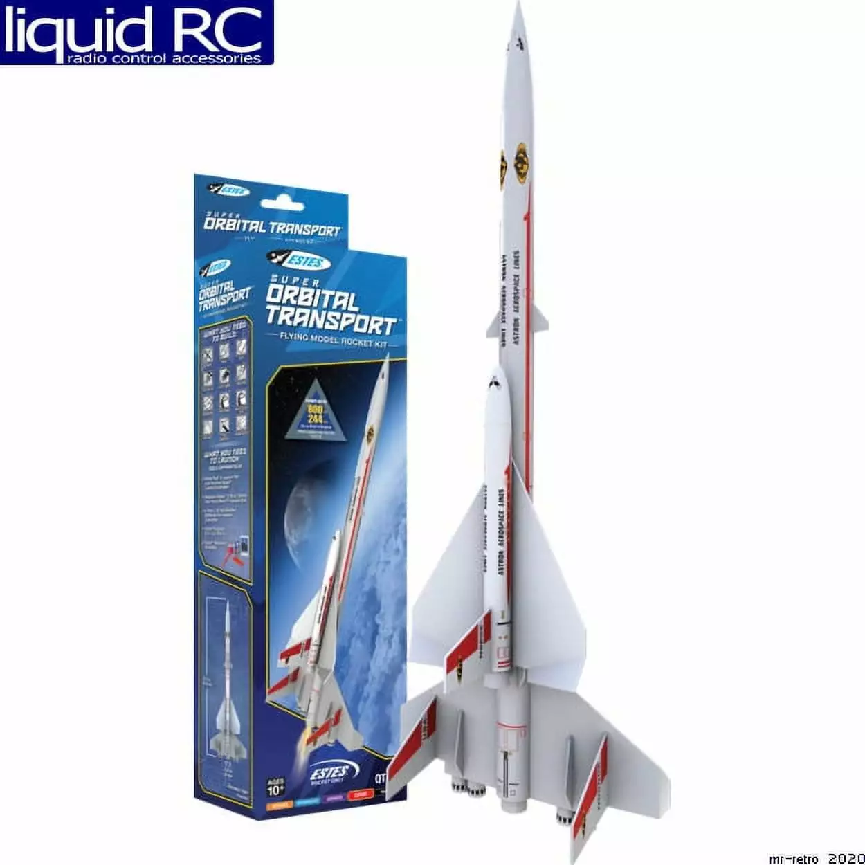 Estes Rockets EST7314 Super Orbital Transport Skill Level Expert Rocket Kit