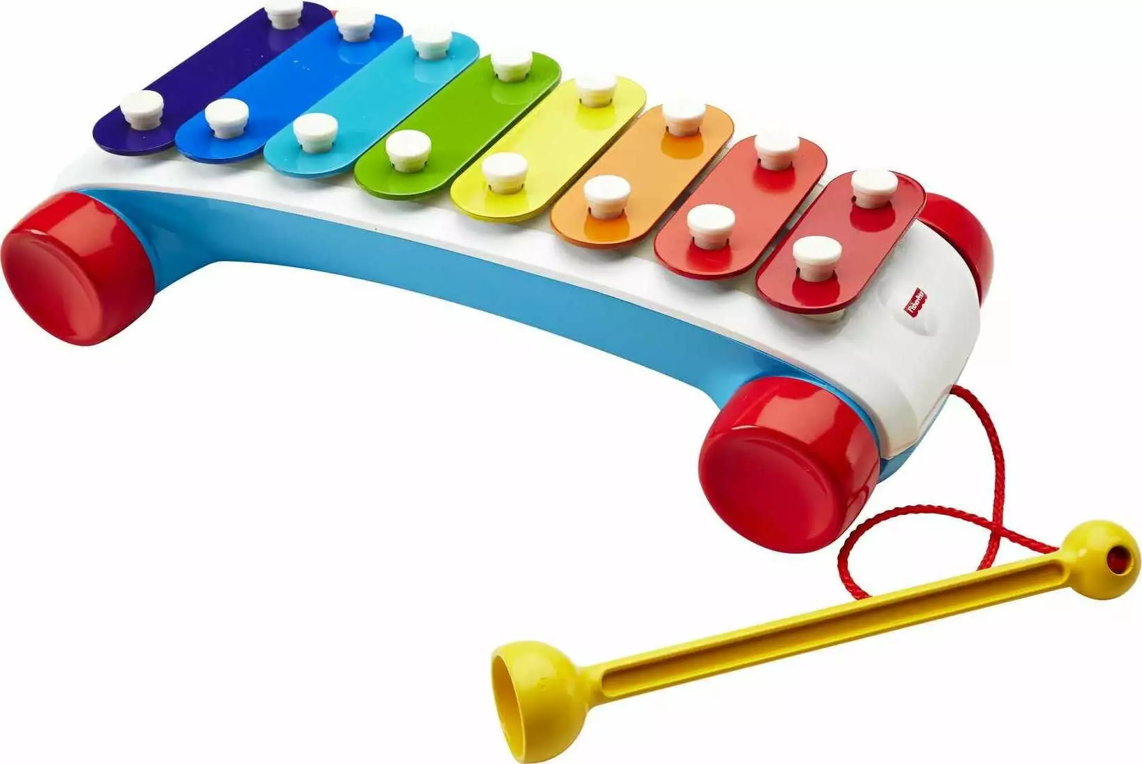 Fisher-Price Classic Xylophone Toddler Pretend Musical Instrument Pull Toy