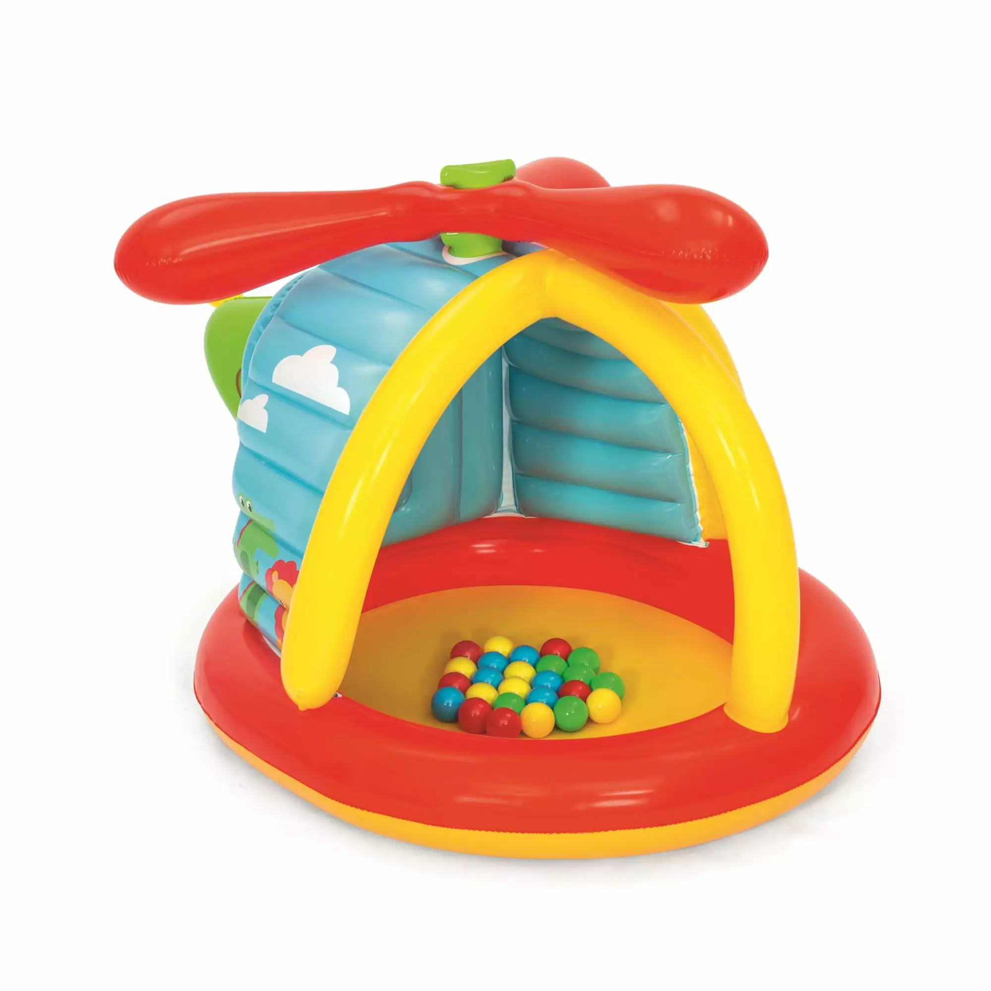 Fisher-Price Kids Helicopter Ball Pit with 25 Play Balls