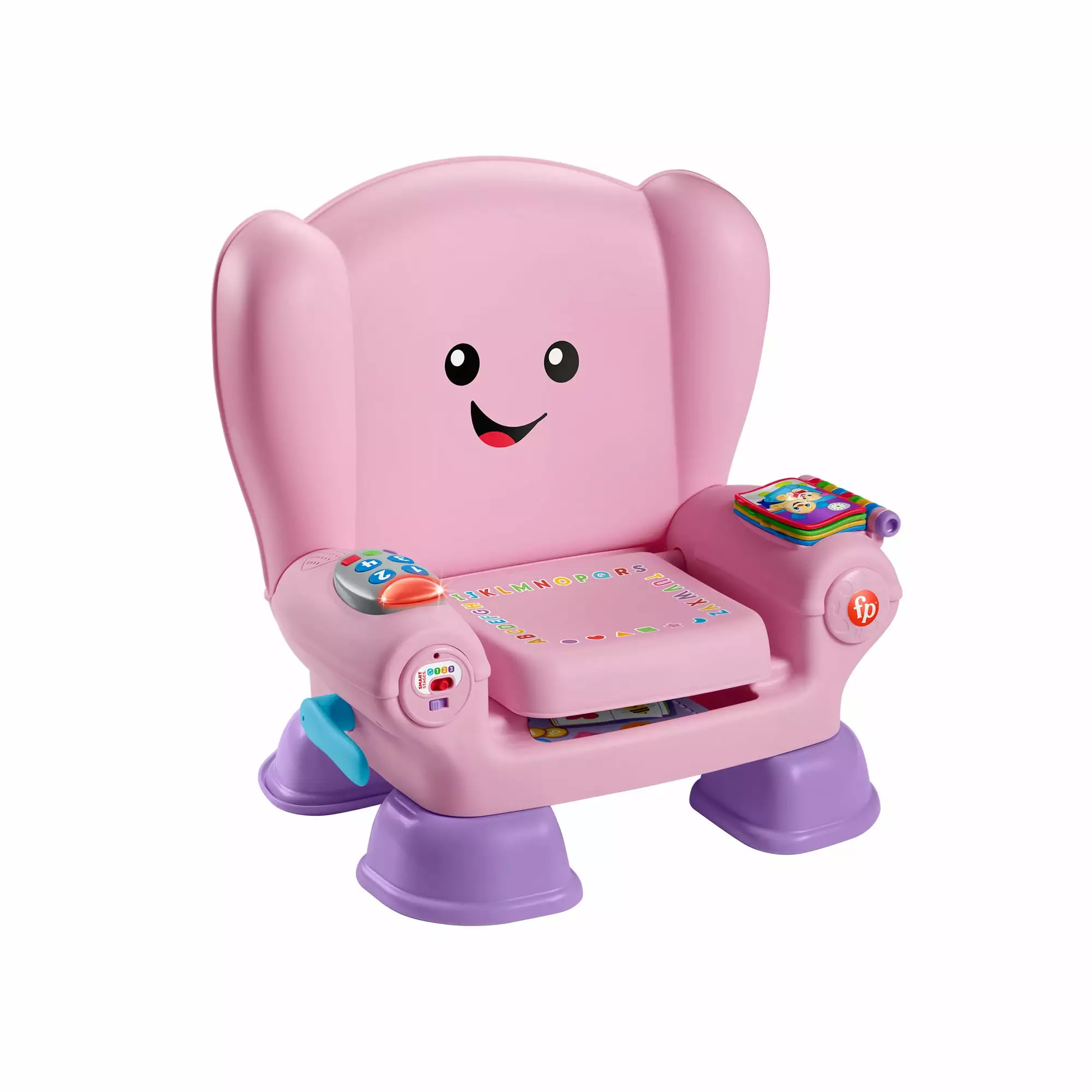 Fisher-Price Laugh & Learn Smart Stages Chair Electronic Learning Toy for Toddlers. Pink