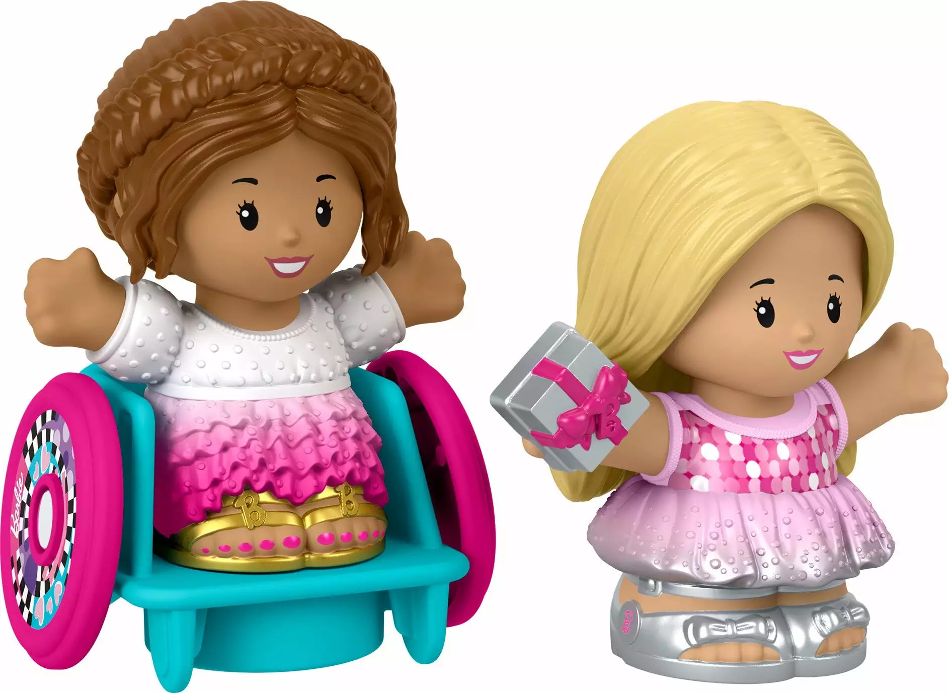 Fisher-Price Little People Barbie Party Figure Pack. 2 Characters for Toddlers