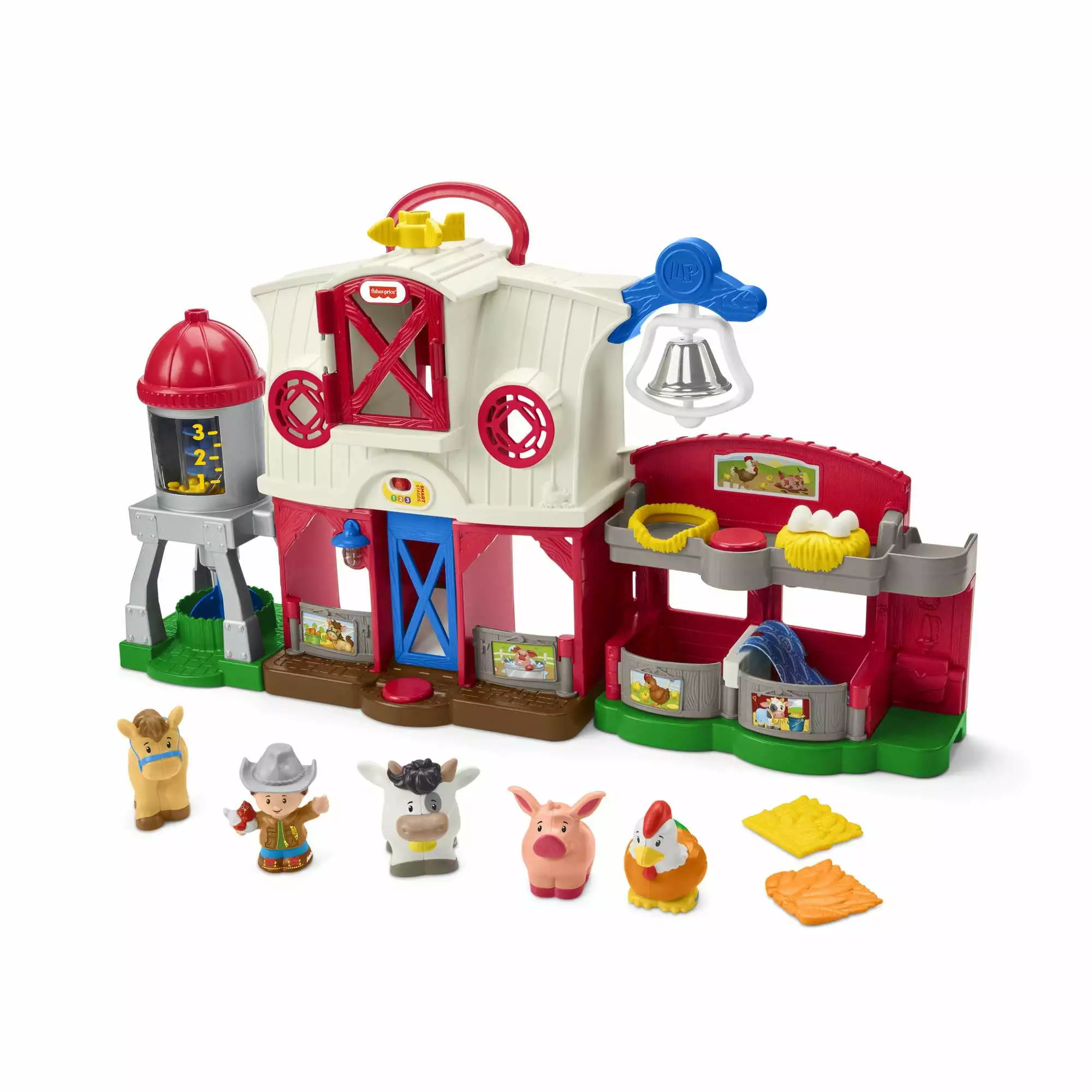 Fisher-Price Little People Caring for Animals Farm Playset Electronic Toddler Learning Toy