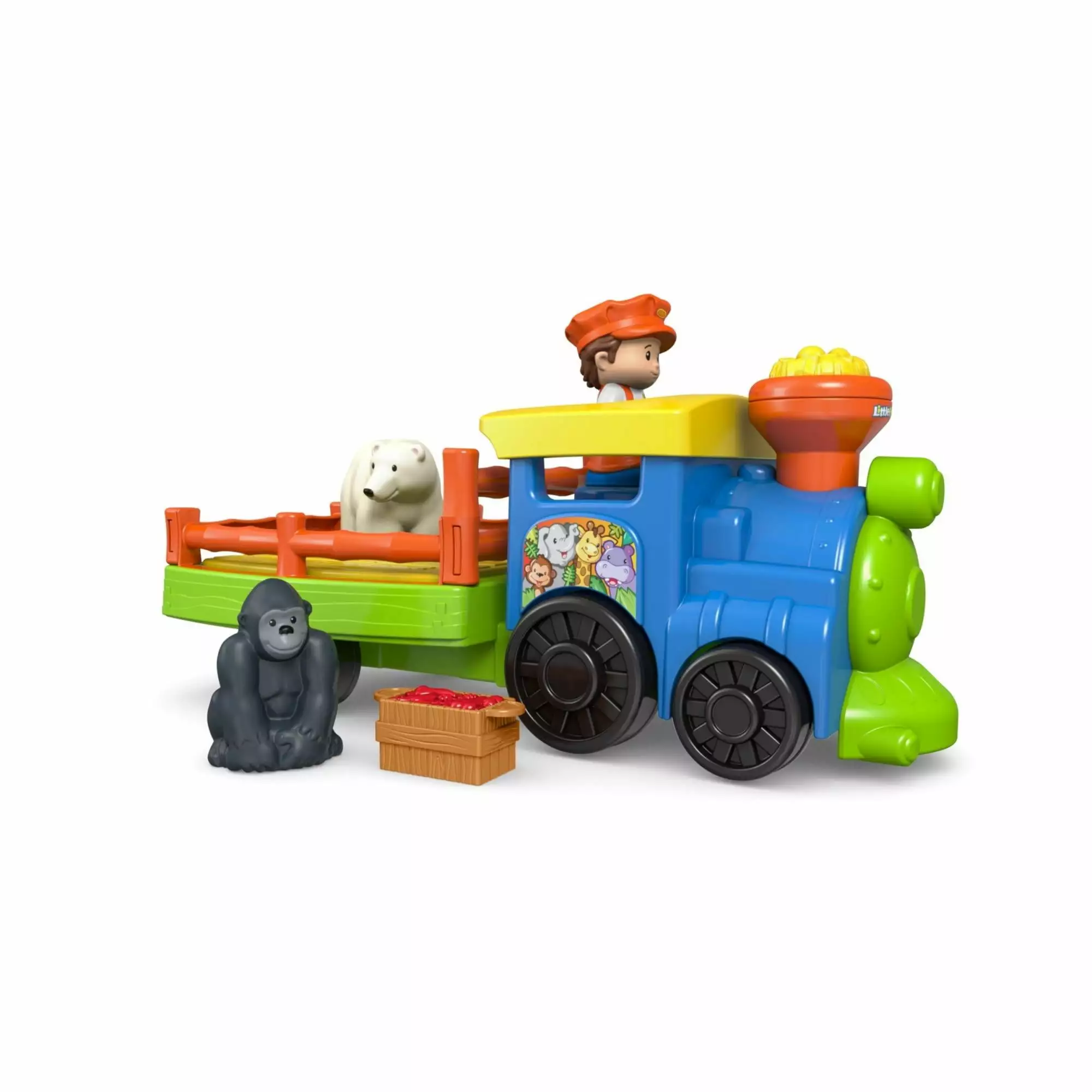 Fisher-Price Little People Choo-Choo Zoo Train with Music and Sounds for Toddlers. 3 Figures