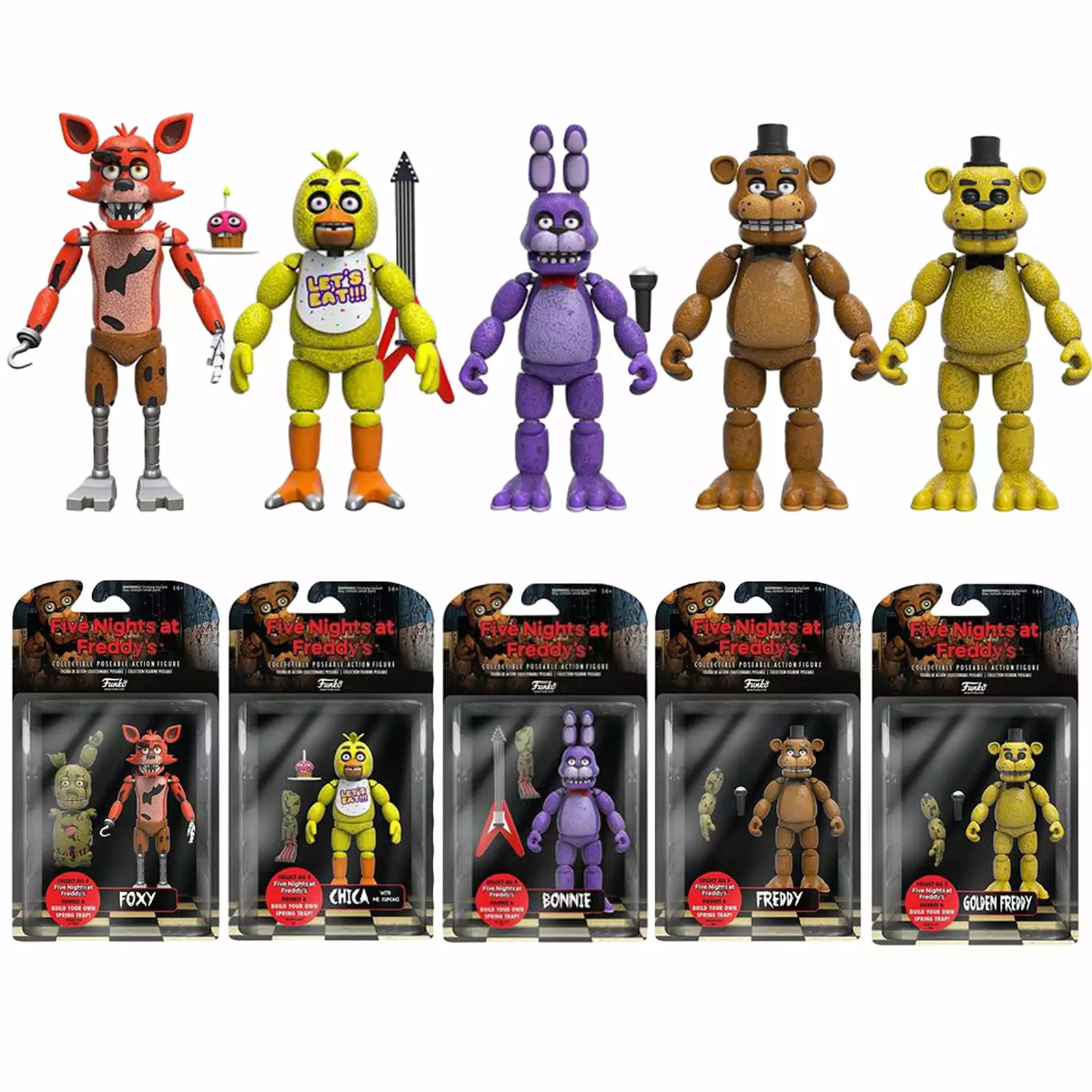 Five Nights at Freddy's Funtime Foxy Articulated Action Figure. 8.7