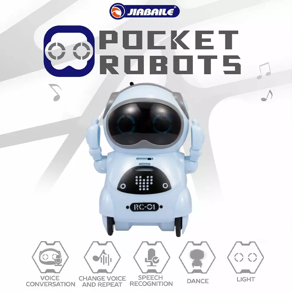 GoolRC 939A Pocket Robot Talking Interactive Dialogue Voice Recognition Record Singing Dancing Telling Story Mini Robot Toy