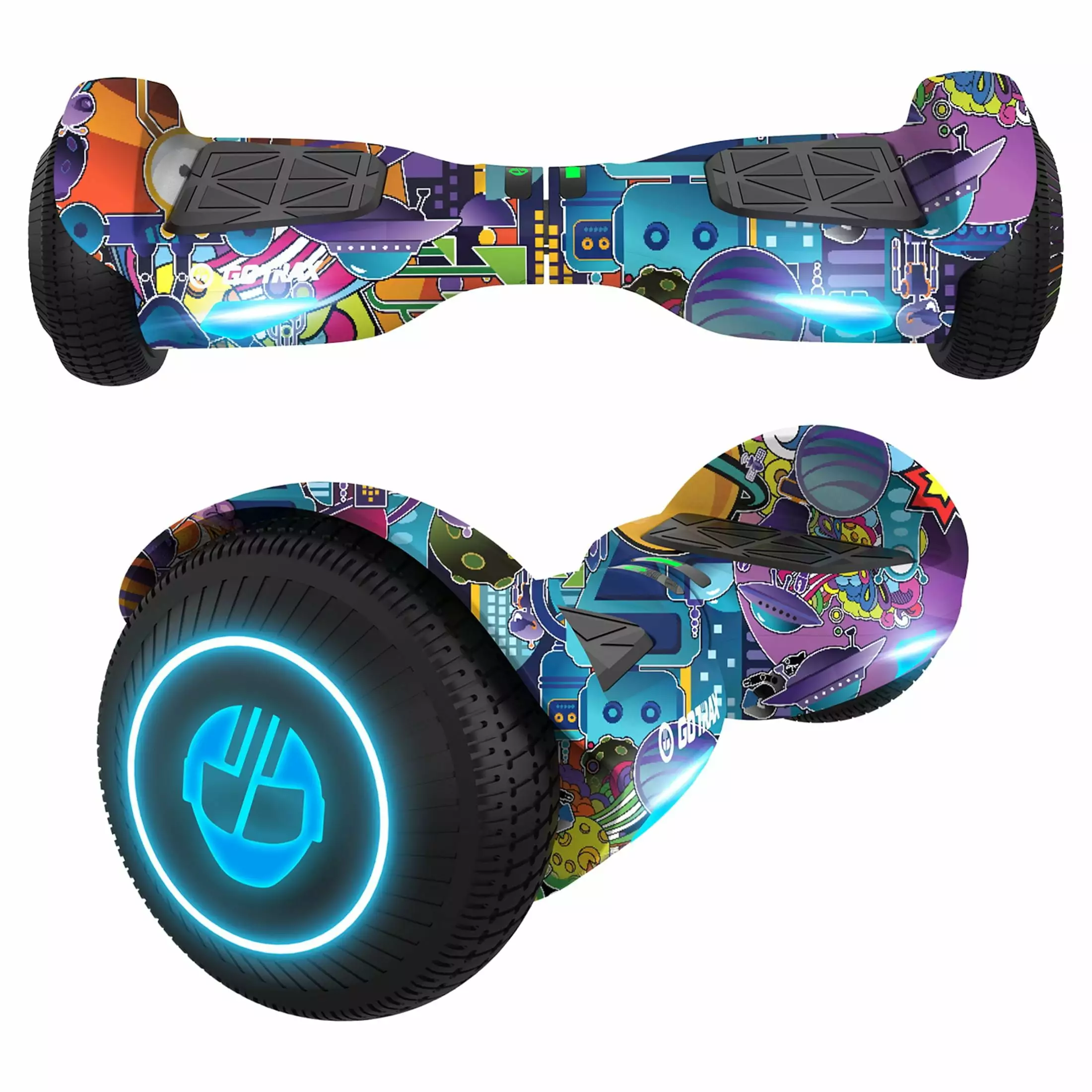 Gotrax Edge Hoverboard for Kids Adults. 6.5 Tires 6.2mph & 2.5 Miles Self Balancing Scooter. Galaxy