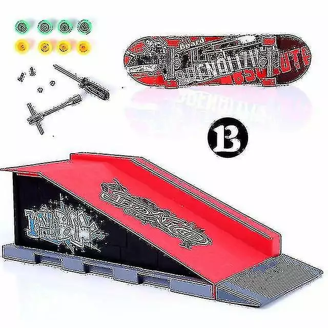 HAOSU Finger Skateboards Skate Park Ramp Parts Deck Sport Game For Kids