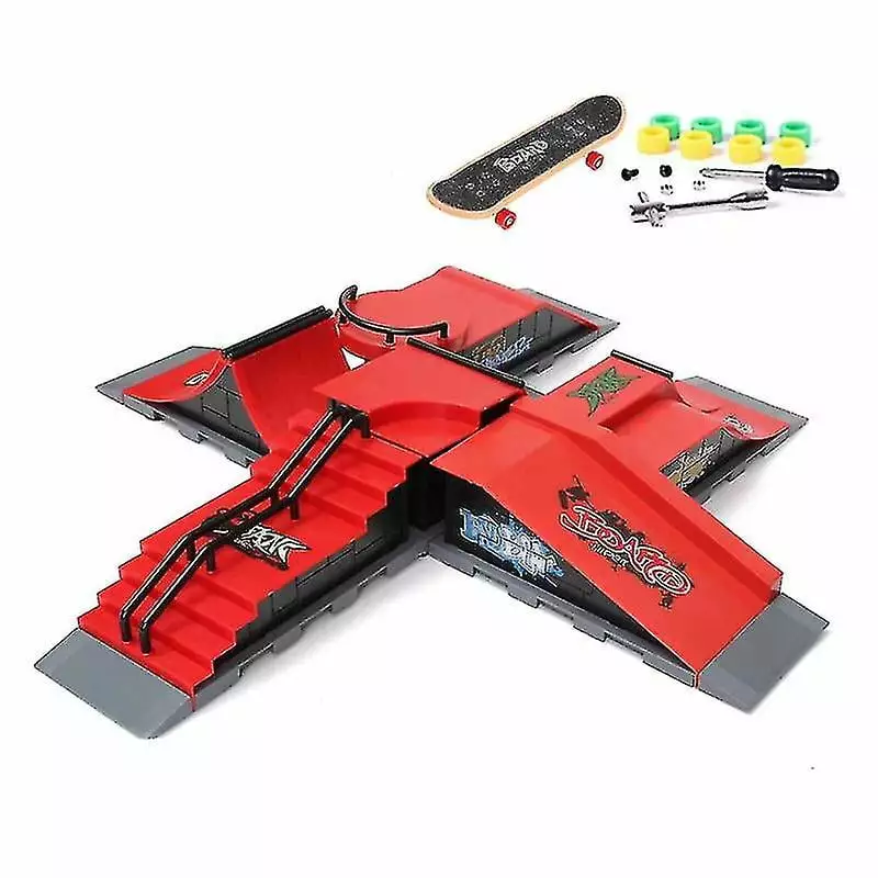 HAOSU Finger Skateboards Skate Park Ramp Parts Deck Sport Game For Kids