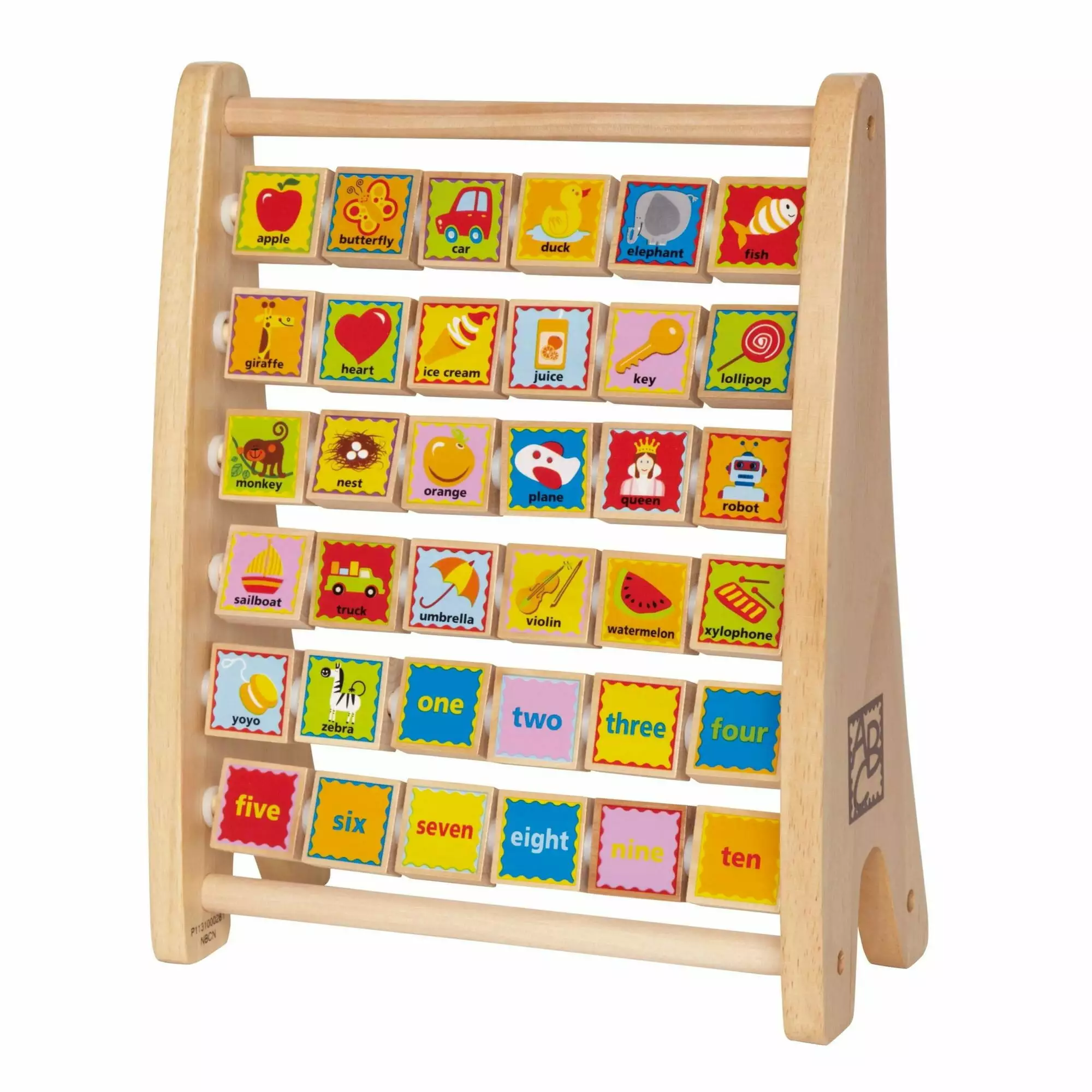 Hape Alphabet Picture & Word Abacus. Kids Educational Toy