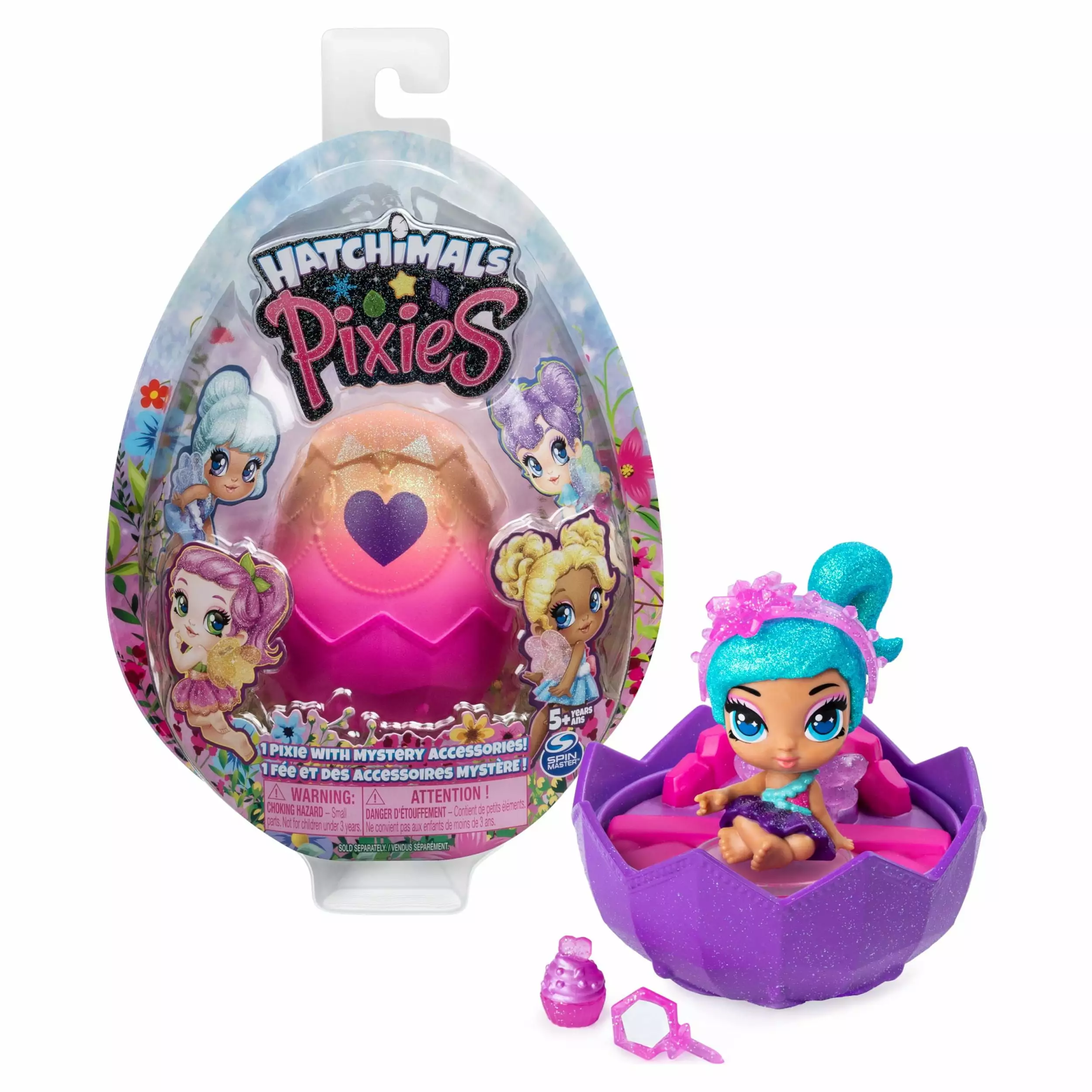 Hatchimals Pixies. 2.5-Inch Collectible Doll and Accessories (Styles May Vary). for Kids Aged 5 and Up