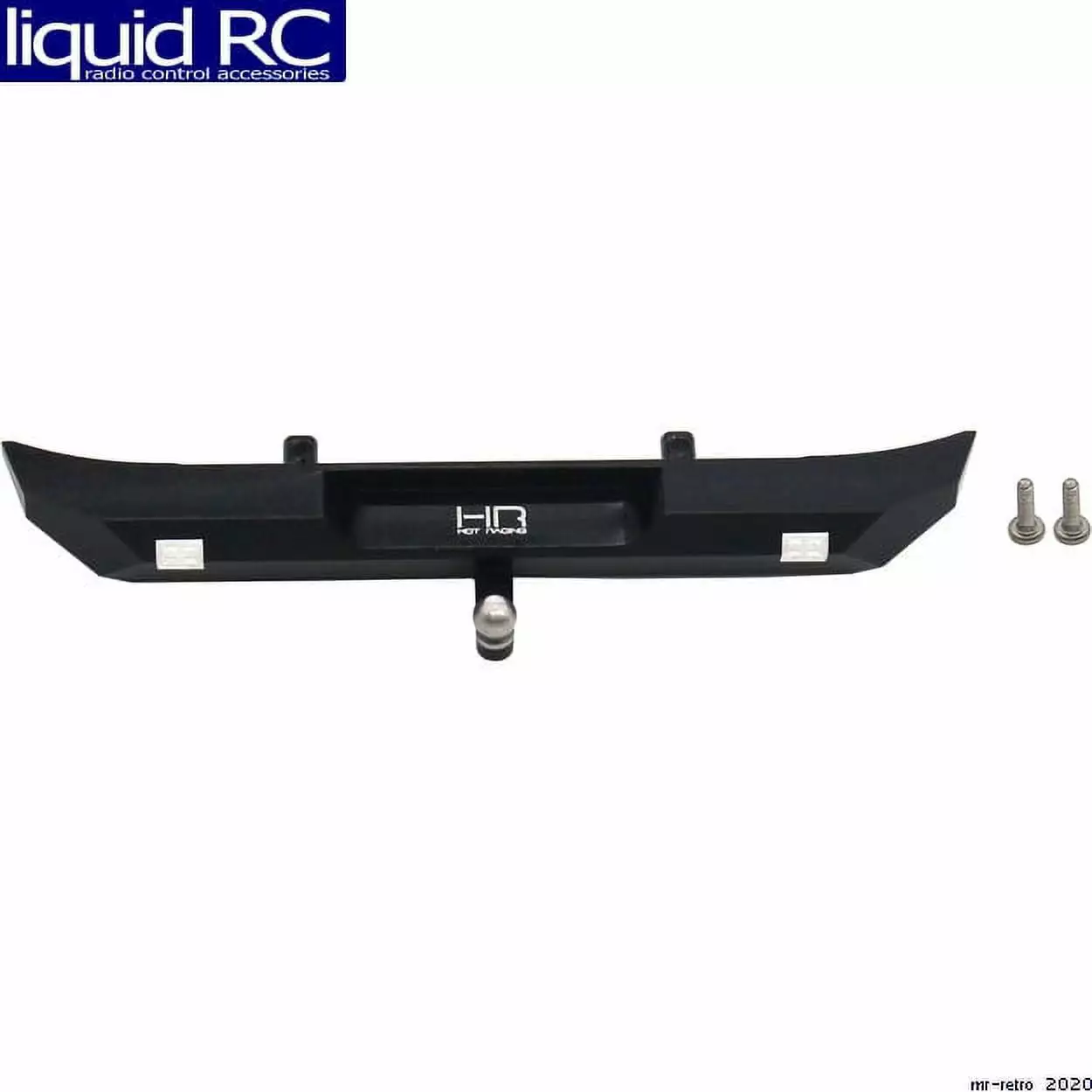 Hot Racing Aluminum Rear Bumper Jeep Wrangler SCX24 HRASXTF03JR01 Electric Car/Truck Option Parts