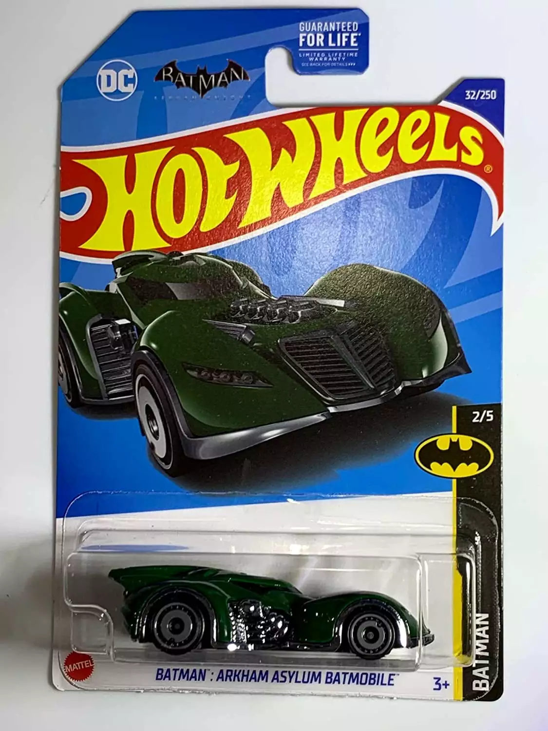 Hot Wheels Arkham Asylum Batmobile (Green) 2022 Batman