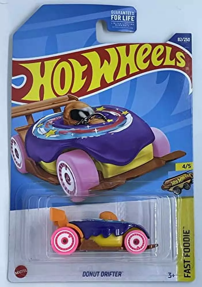 Hot Wheels Donut Drifter (Purple) 2022 Fast Foodie