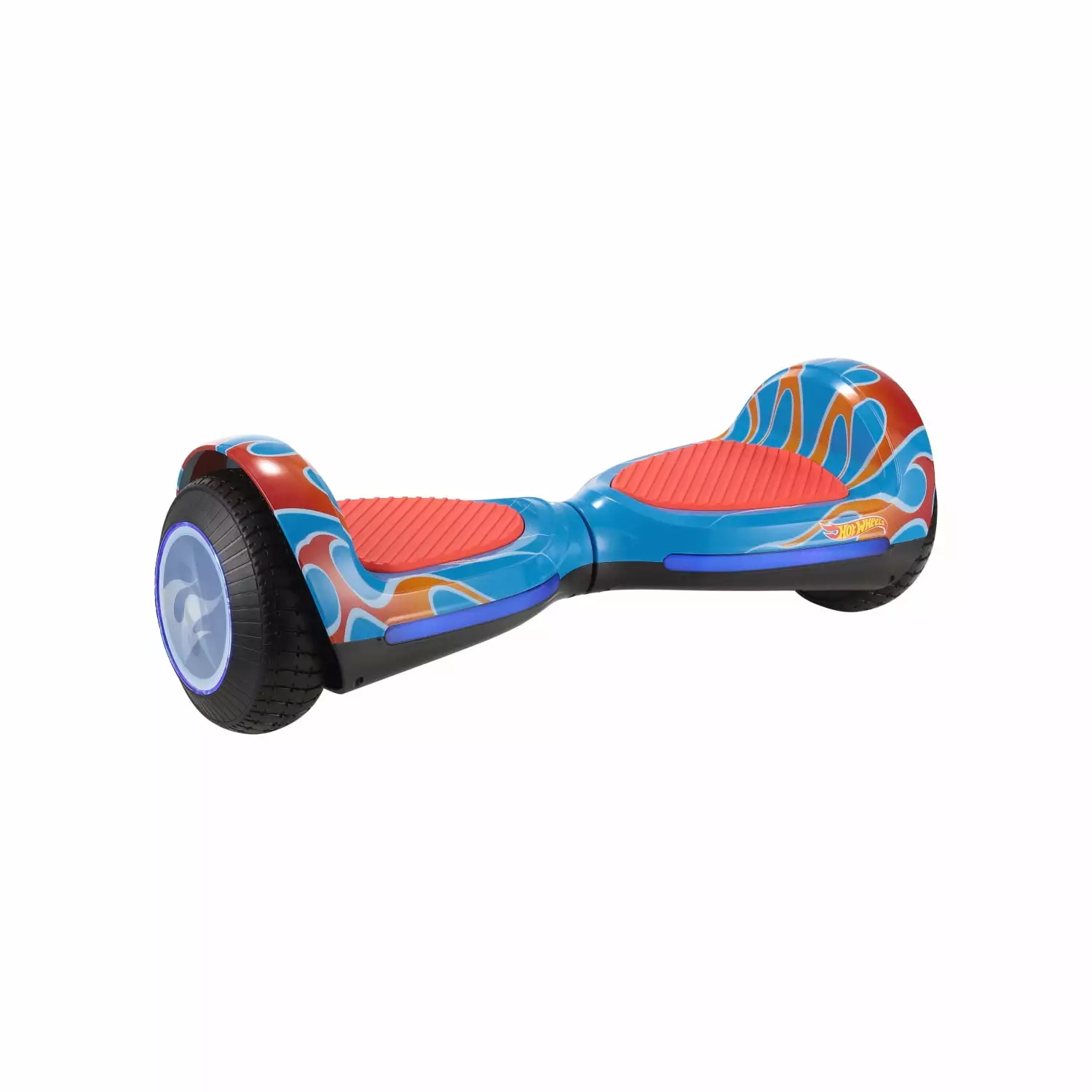 Hot Wheels Hoverboard with Light Up Wheels. Blue and Red