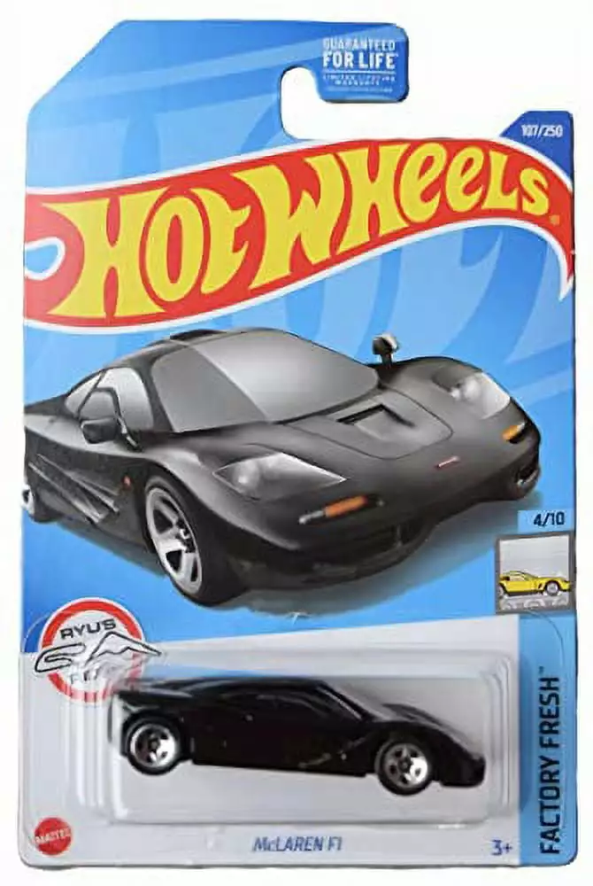 Hot Wheels McLaren F1 (Black) 2022 Factory Fresh