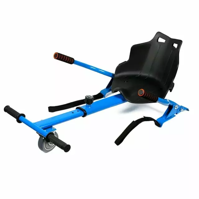 Hoverboard Seat Attachment. Adjustable Hoverboard Go Kart Conversion Kit. Compatible with 6.5/ 8/ 8.5 /10 Hoverboards Self Balancing Scooter for Kids & Adults. Blue