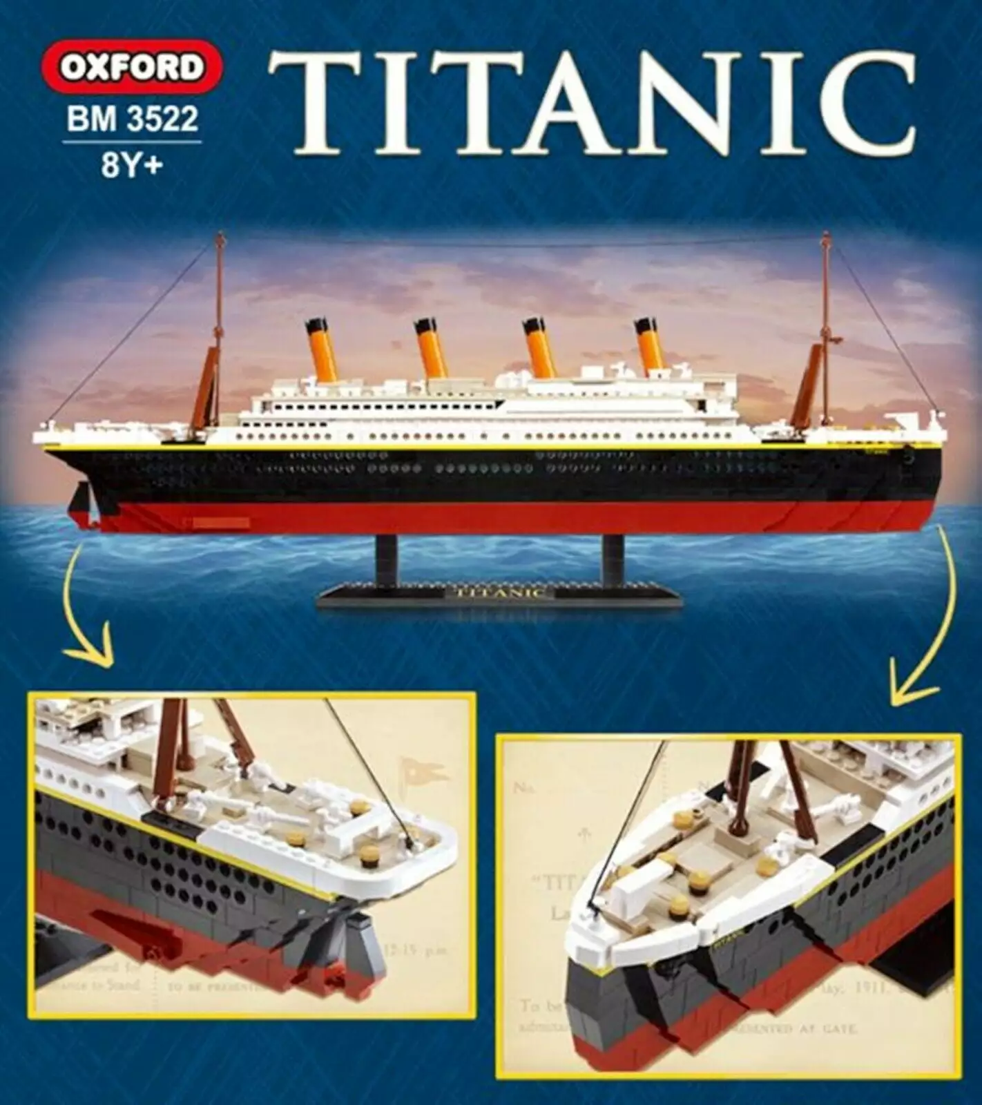 Oxford Titanic Building Block Kit. Special Edition