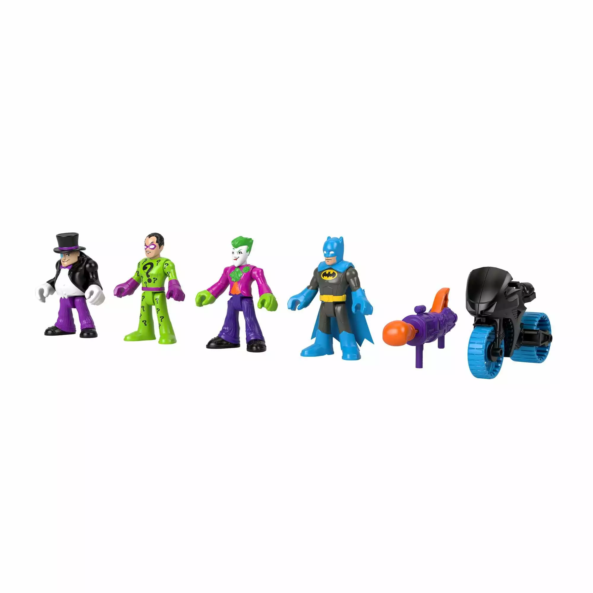 Imaginext DC Super Friends Batman & Villains Figure Set. 7-Piece Preschool Toys