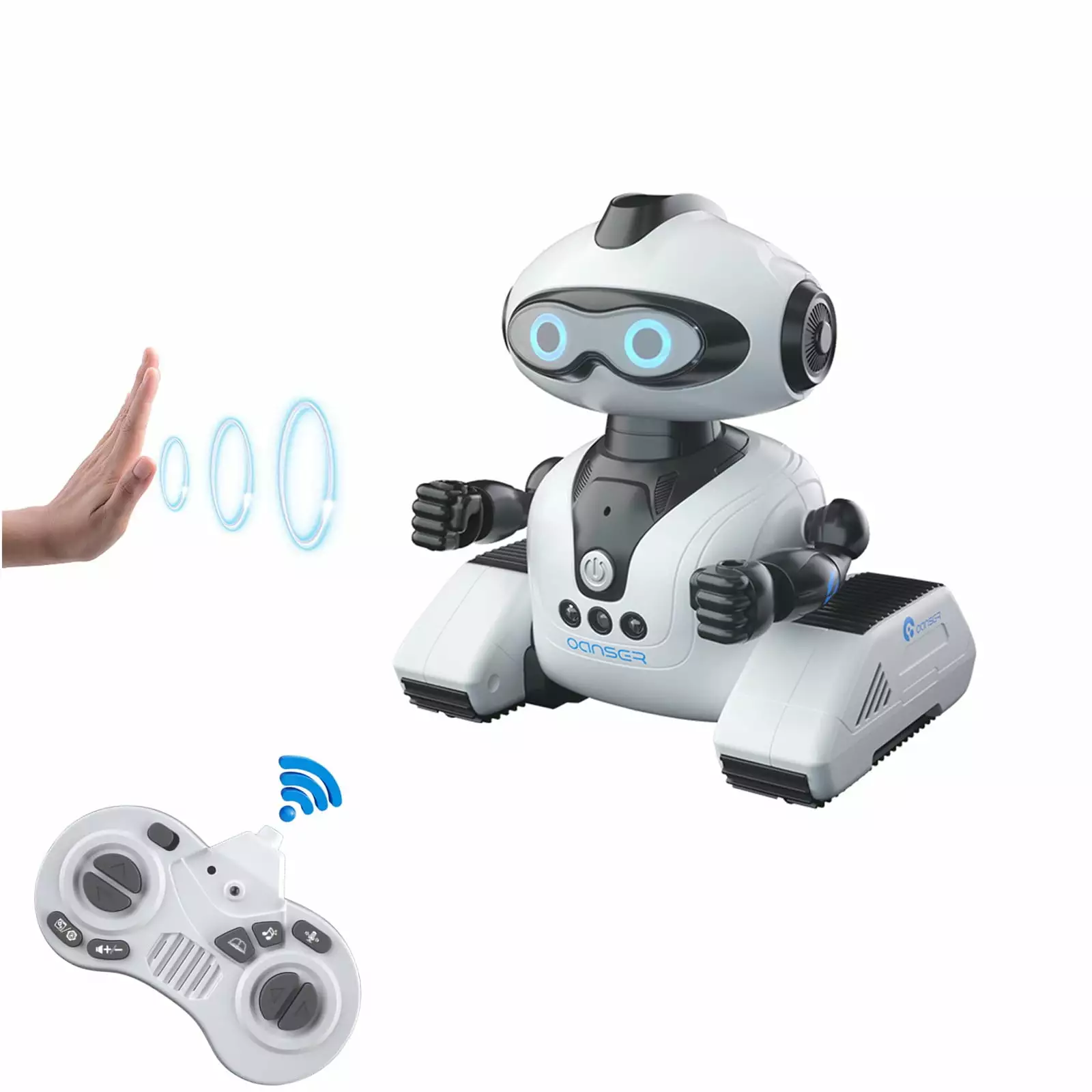 Jacenvly Educational Toys for KidsRC Robot Toy. Remote Control Robot Gesture Sensing Dancing Programmable Smart Robot For Kids Age 3 4 5 6 7 8 12 Year Old Girls Xmas s Present