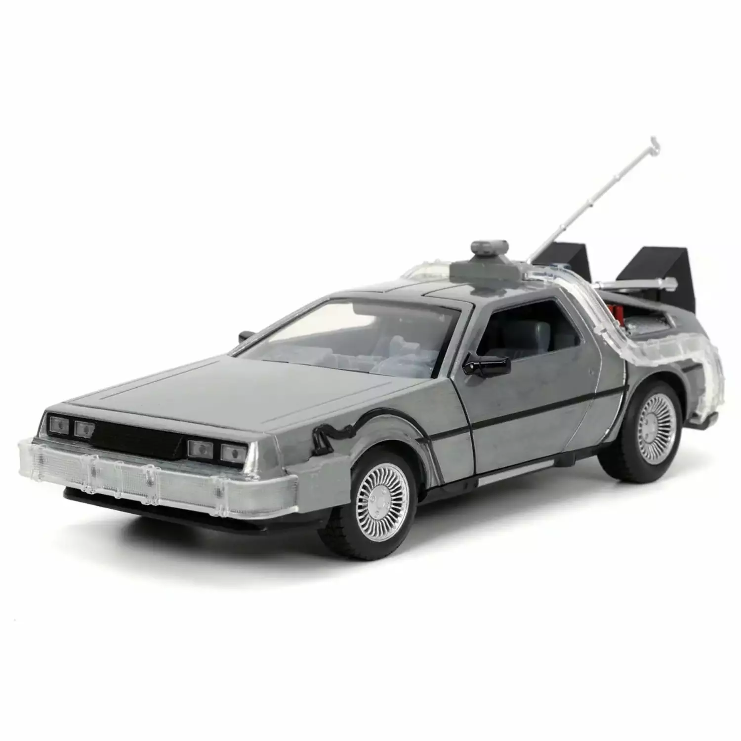 Back to Future 1 Time Machine Light 1:24 Metal Vehicle