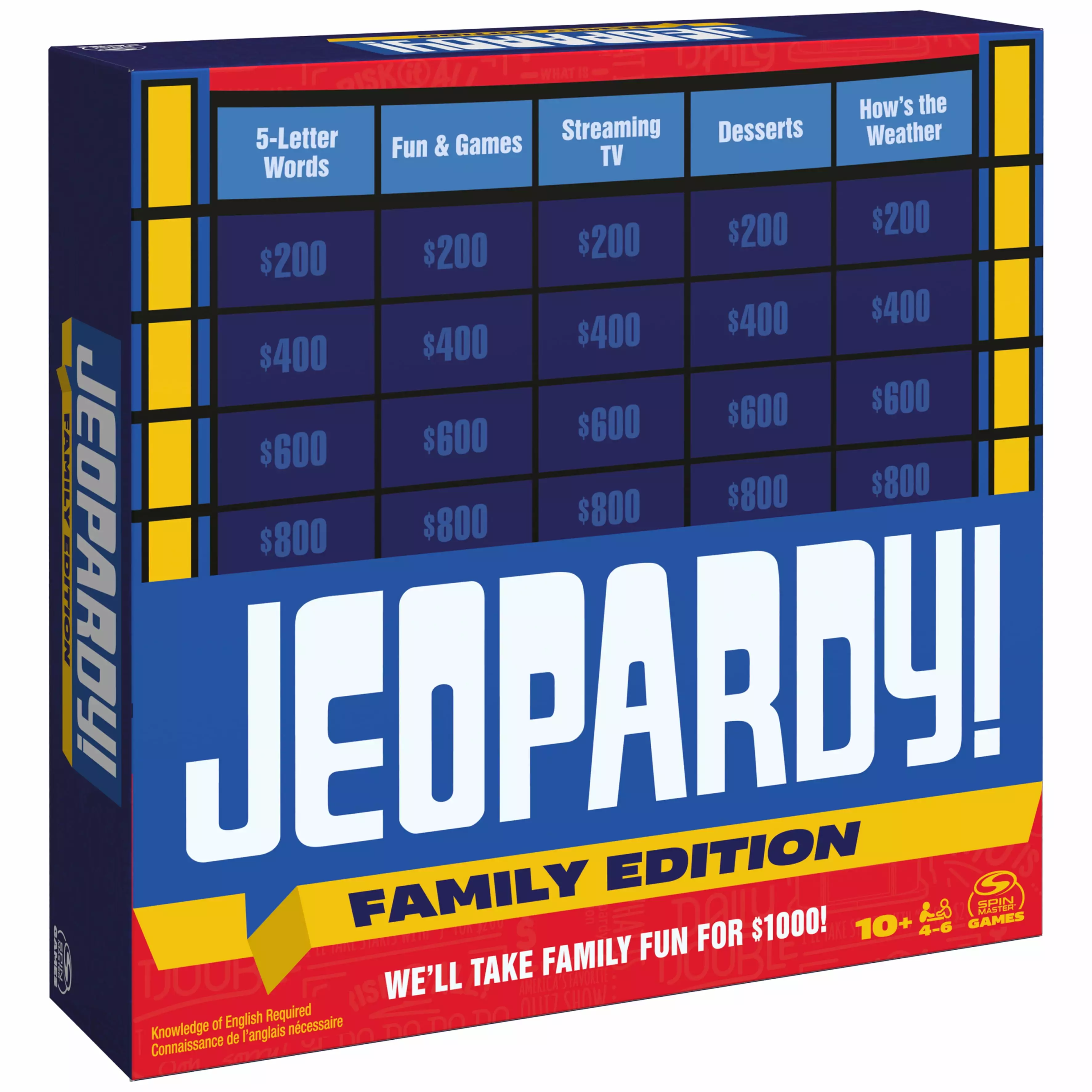 Jeopardy! New & Improved Family Edition Board Trivia Game. for Kids Ages 10 and up