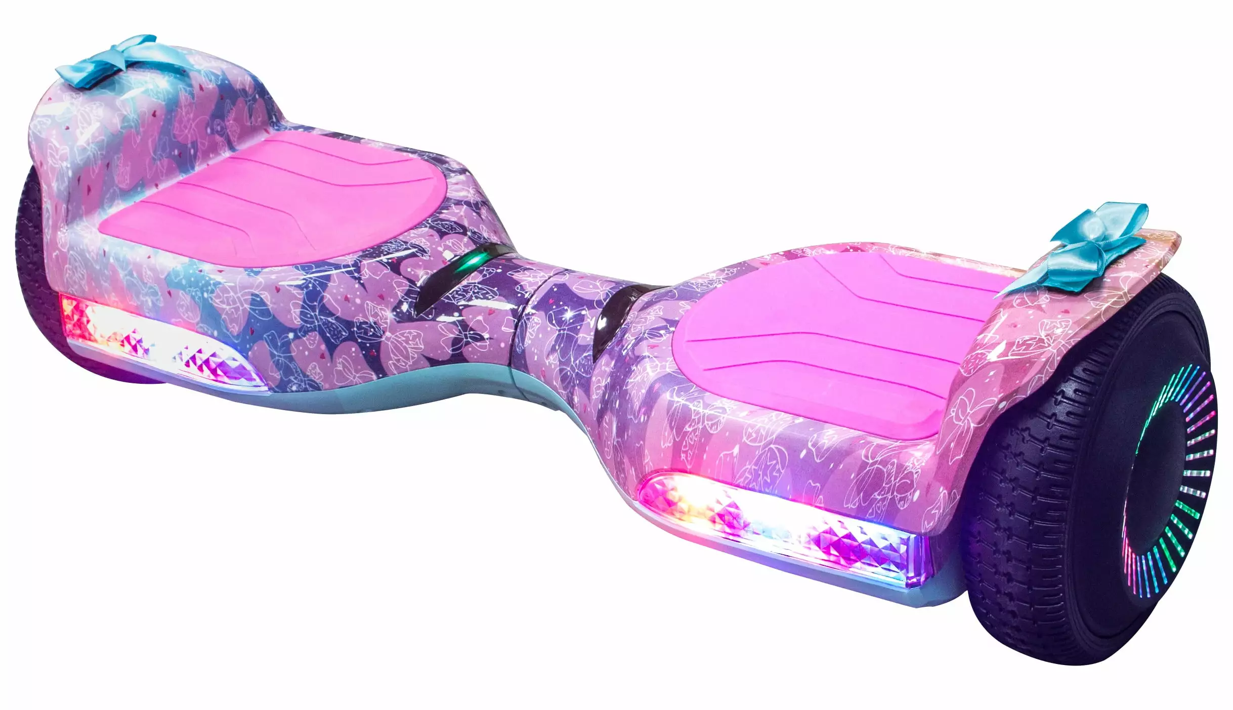 JoJo Siwa Hoverboard. Self-Balancing Scooter with Bow and Light-up Wheels. for Kids Ages 8+. Pink