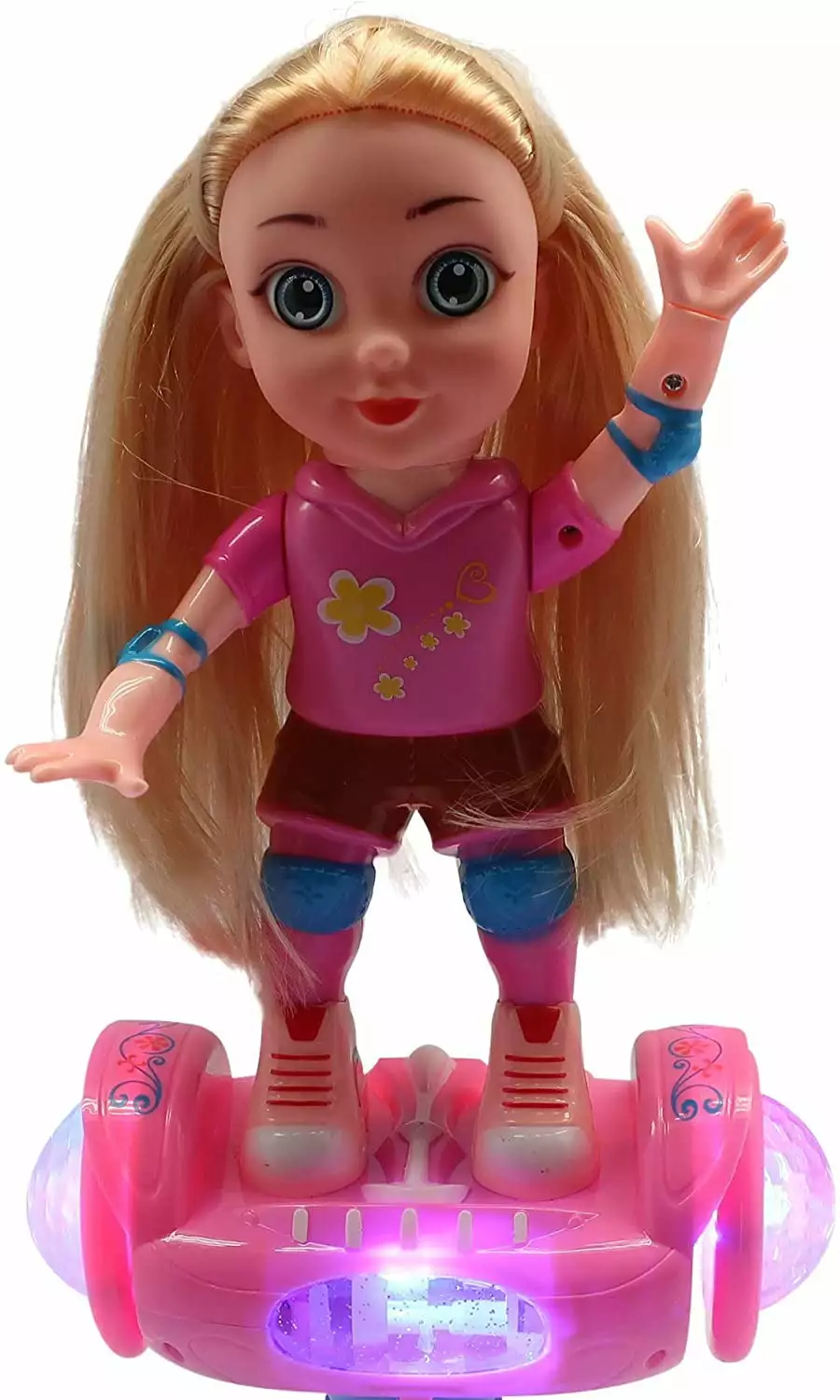 Joyabit Doll on Hoverboard Fashion Doll. with Flashing Lights and Music