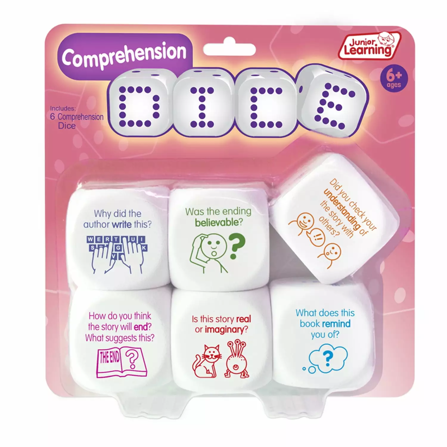 Junior Learning - Comprehension Dice Educational Learning Game