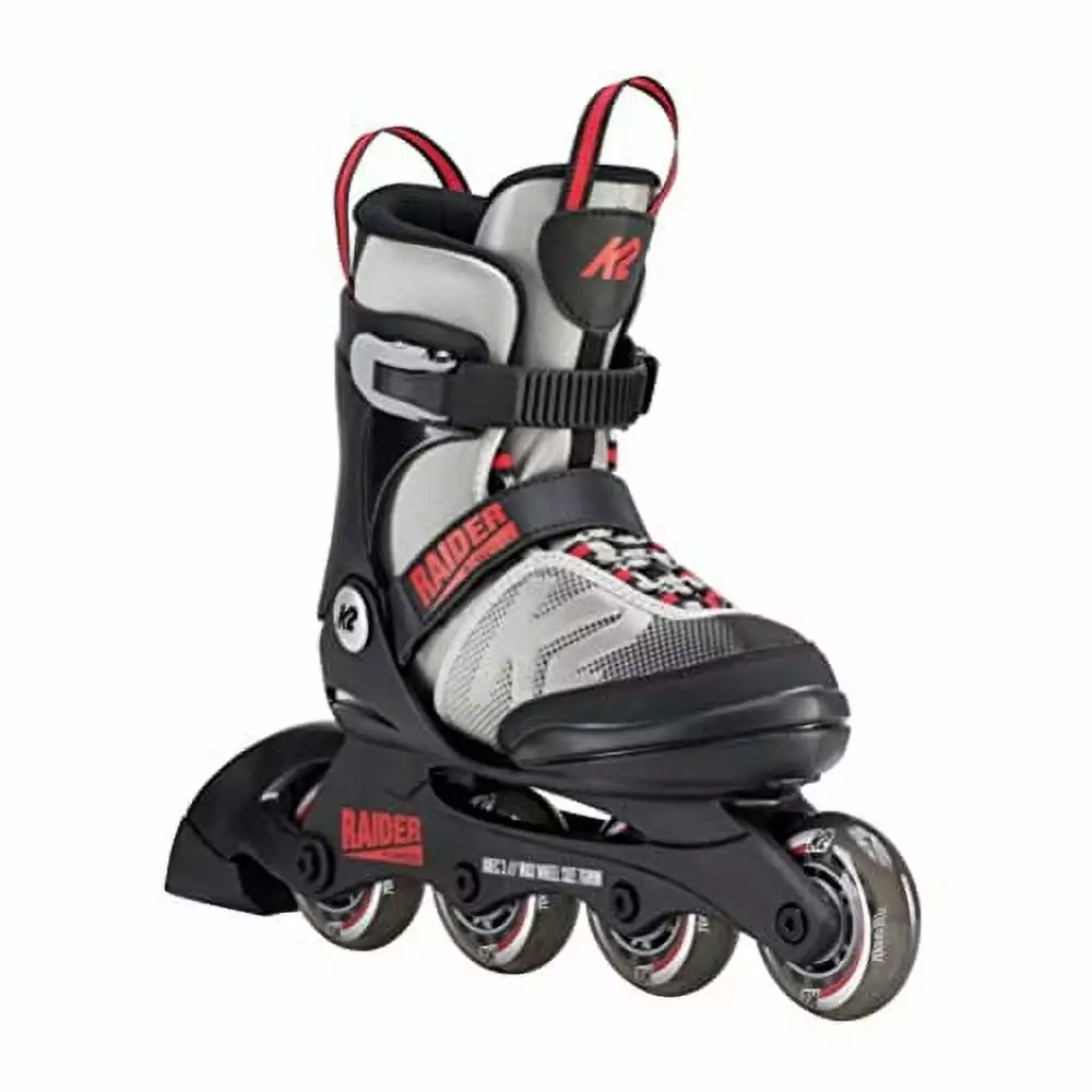 K2 Raider Black-Lime Boys Adjustable Inline Skates