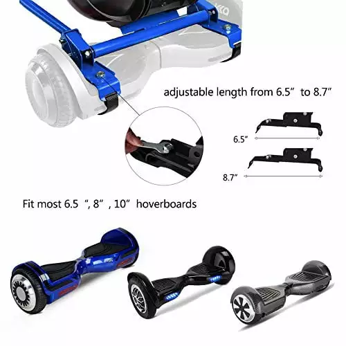 KKA Hoverboard Kart. Hover Cart. Buggy Attachment for 6.5/8/10 Hover Boards. Hover Board Accessory to Transform Hover Boards into Go Karts