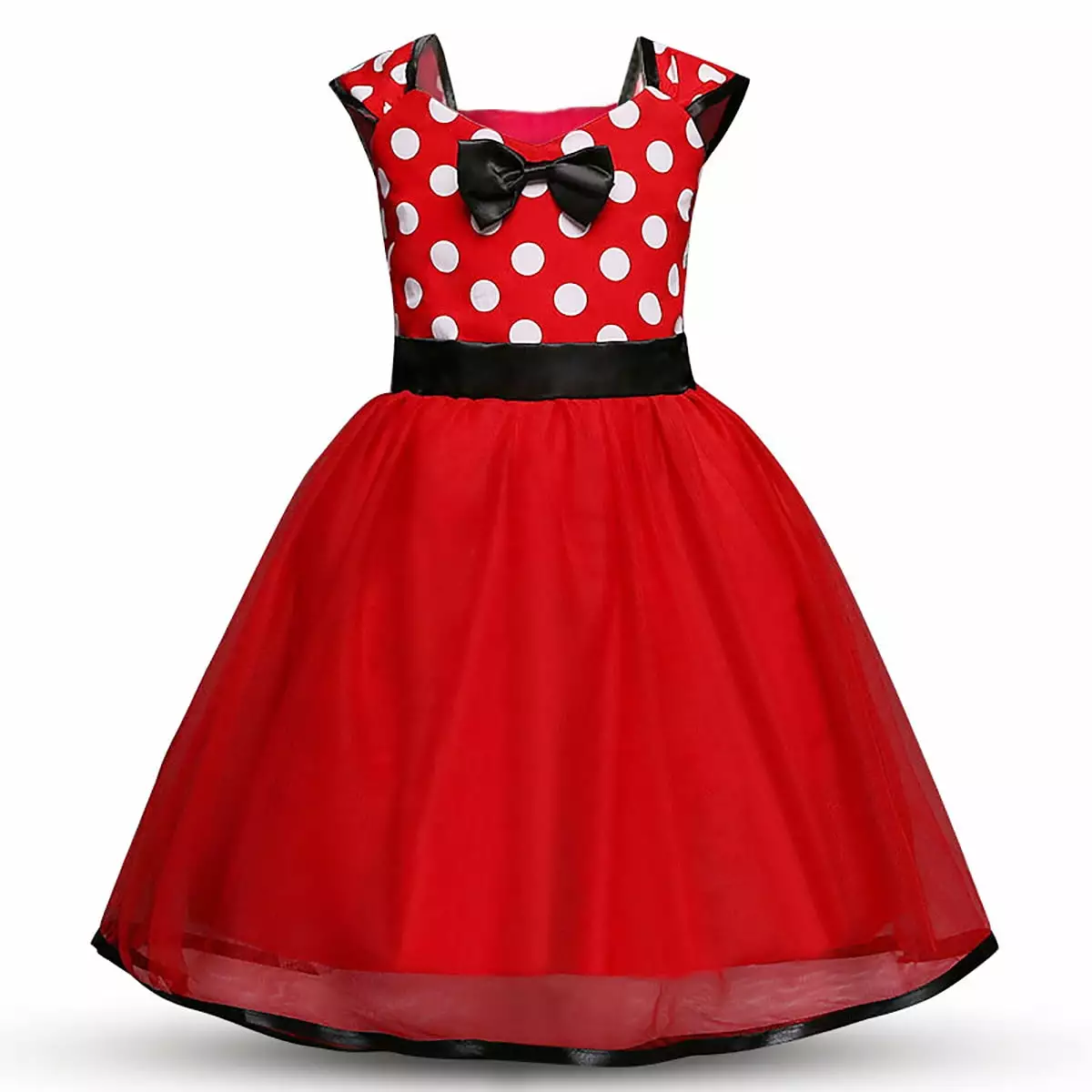 Kawell Minnie Mouse Polka Dots Princess Pageant Girl's Fancy-Dress Costume. 3T-4T