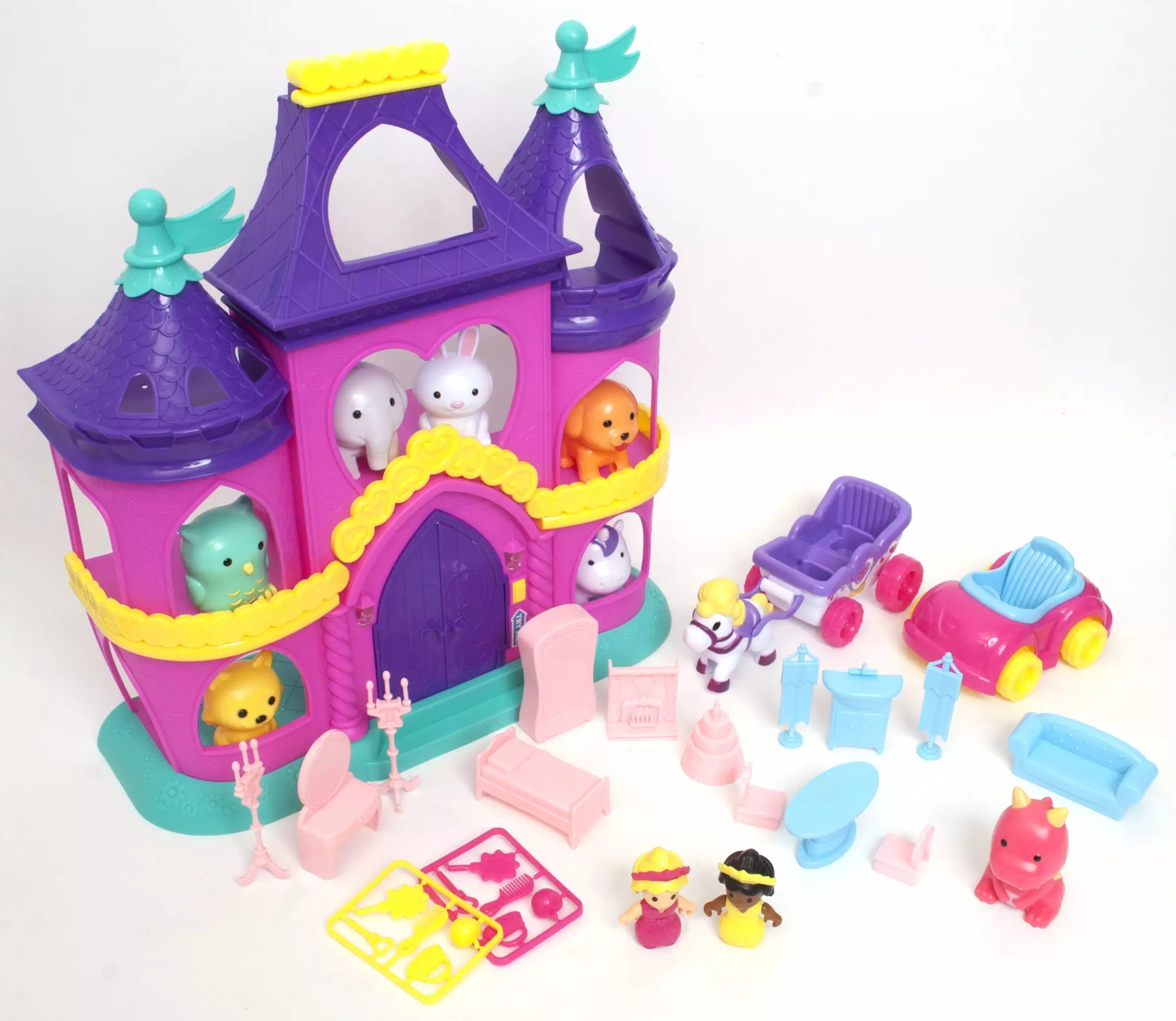 Kid Connection Fantasy Princess Castle Play Set. 37 Pieces