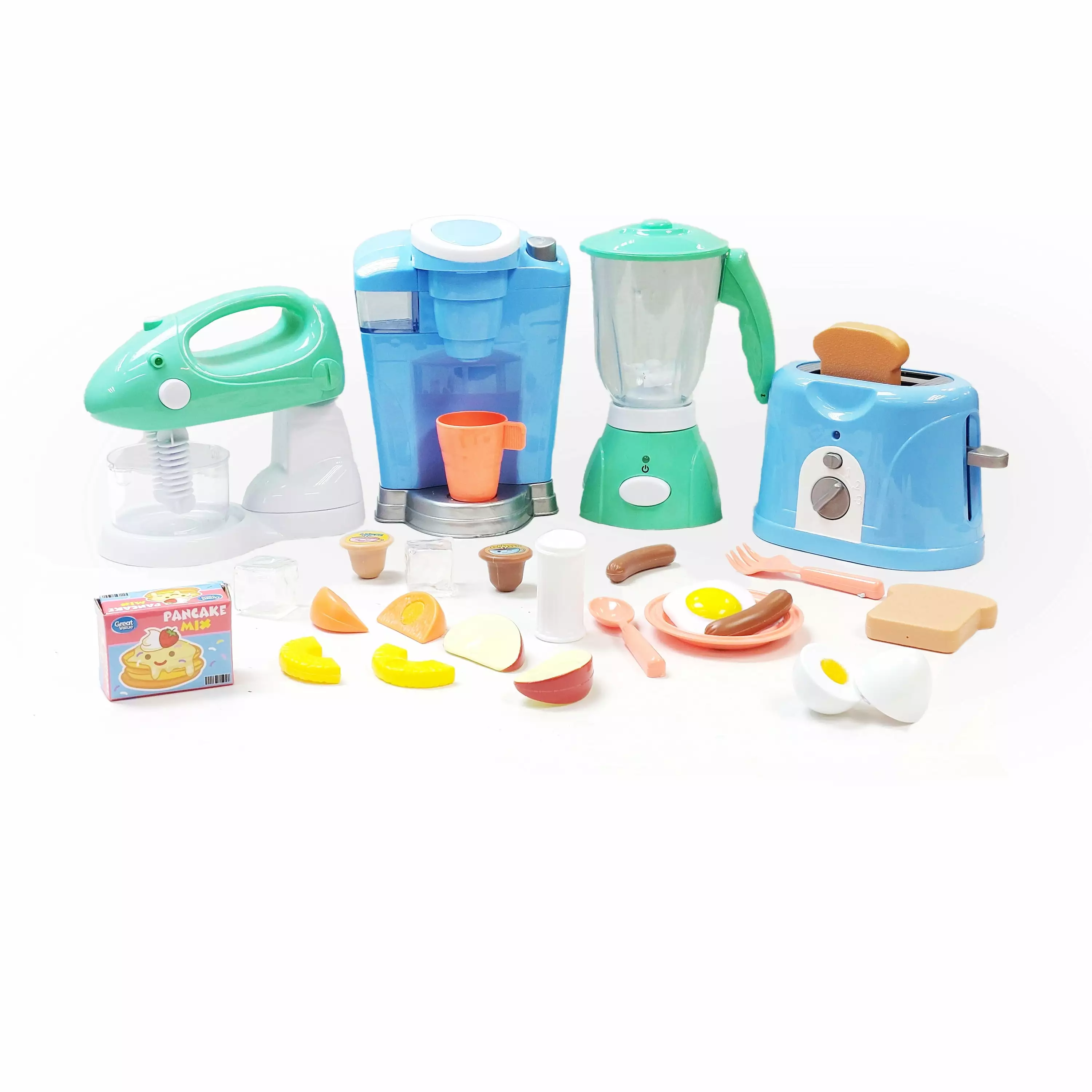 Kid Connection Electronic Kitchen Appliance Play Set. 26 Pieces. Toddler Toys