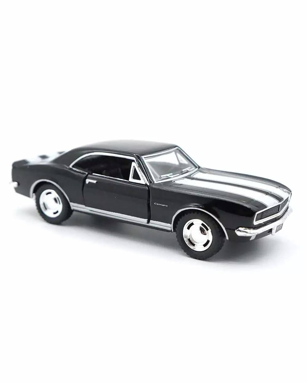 Kinsmart 5 1967 CAMARO Z-28 Diecast Model Toy Car. but NO Box. Camaro Z-28 Black. Size: 5