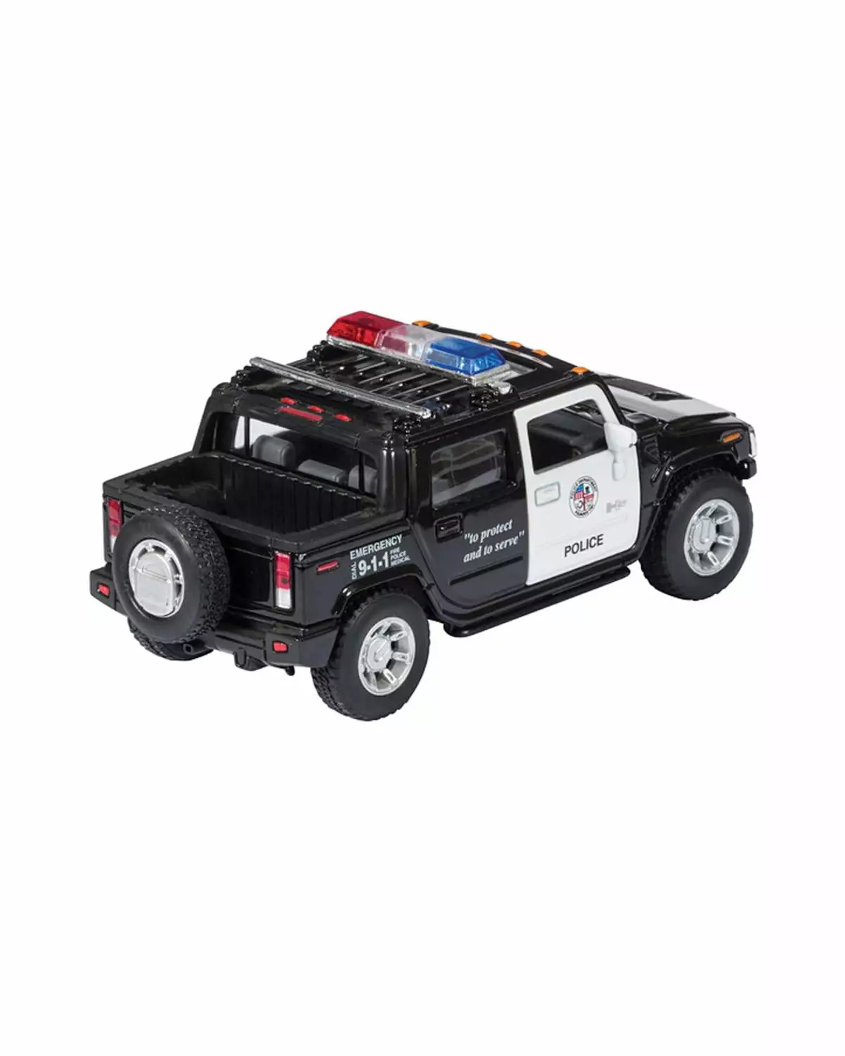 Kinsmart 5 2005 Hummer H2 Sut-Police Truck Diecast Model Car. Hummer H2 Sut-Police Truck. Size: 5