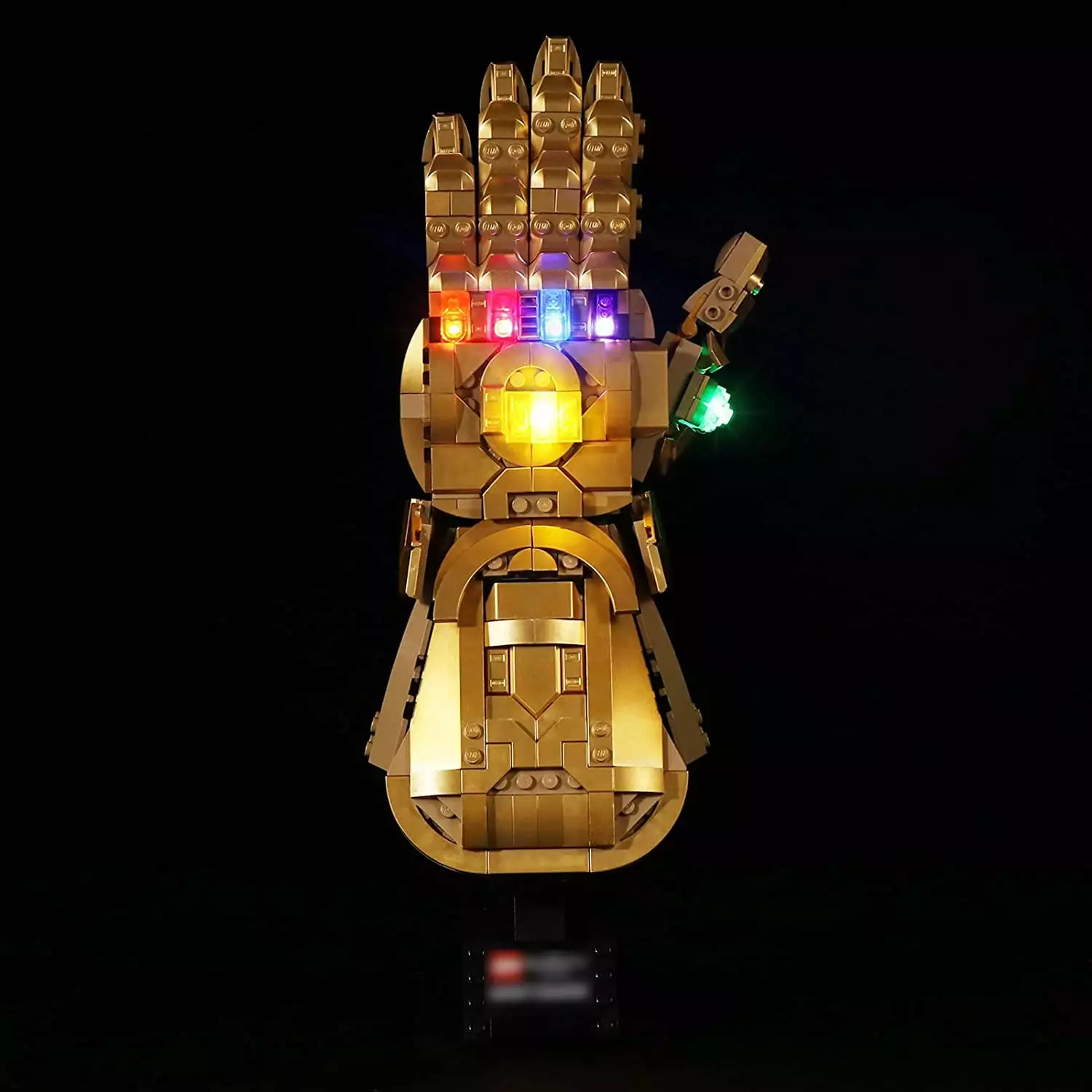 LED Light for Legos 76191 Infinity Gauntlet Collectible Building Kit. Decoration Lights for Thanos Hand Gauntlet Model. Remote Control DIY Lighting for Infinity Stones.Pack Without Building Block