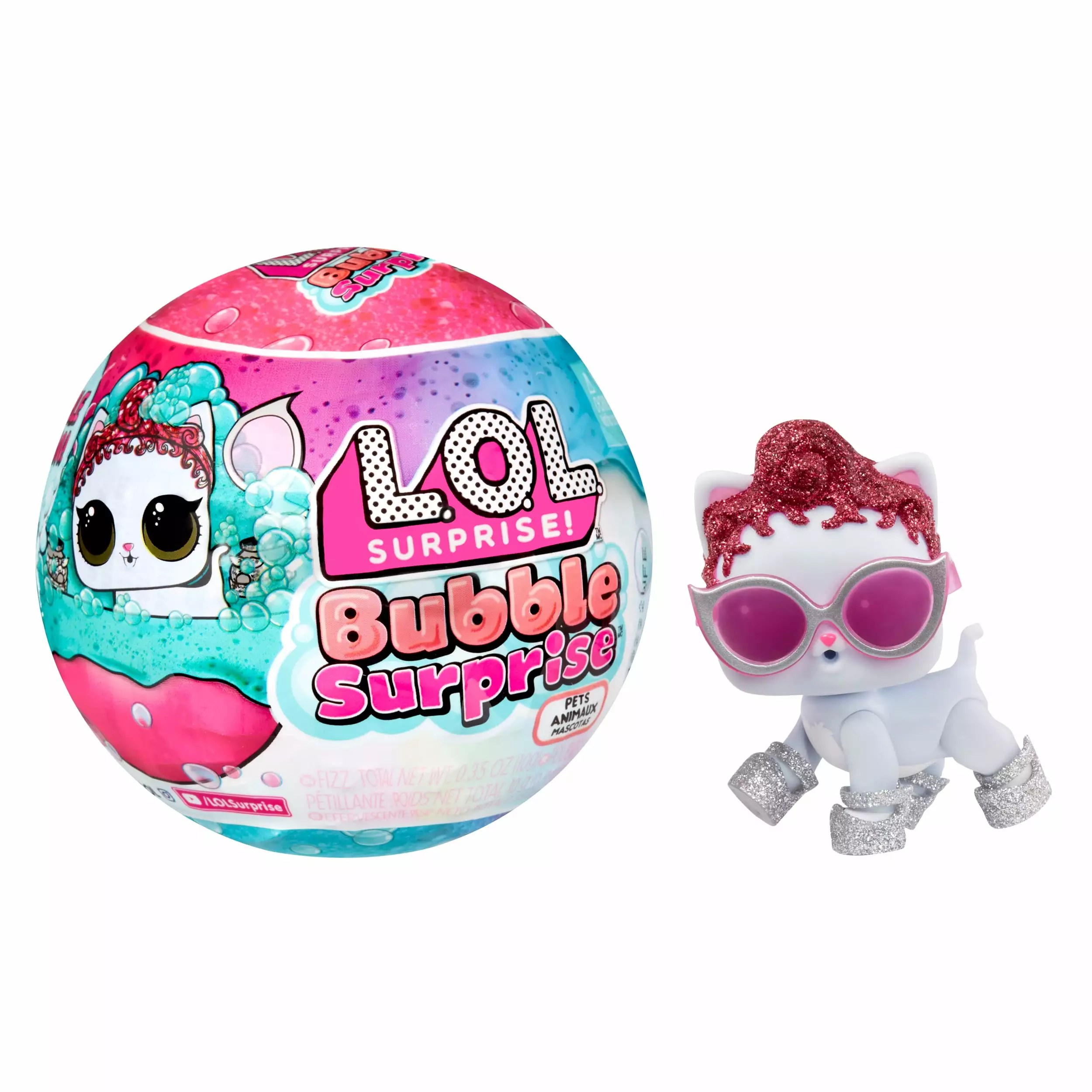 LOL Surprise Bubble Surprise Pets - Collectible Doll. Pet. Surprises. Accessories. Bubble Surprise Unboxing. Bubble Foam Reaction - Great Gift for Girls Age 4+