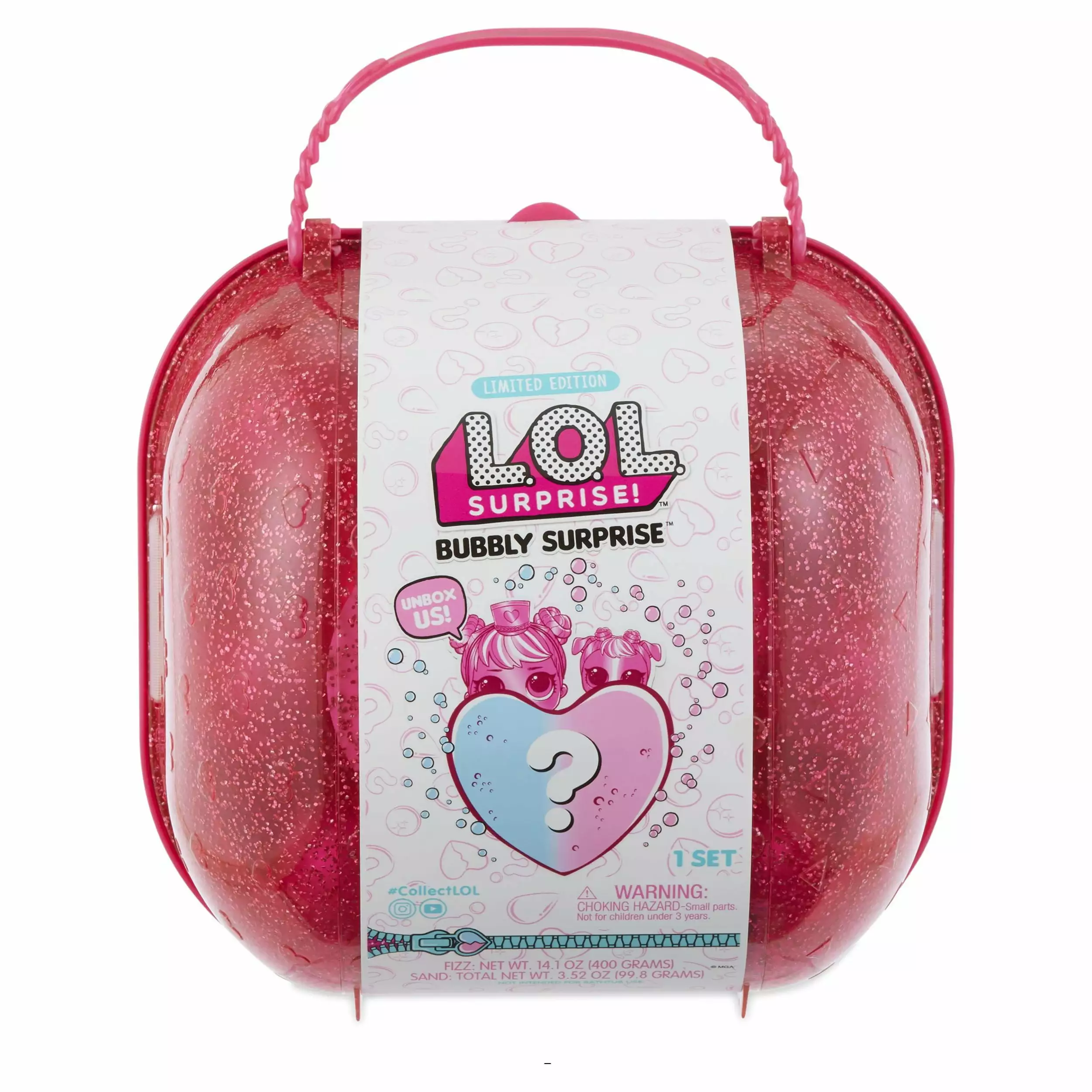 LOL Surprise Bubbly Surprise (Pink) With Exclusive Doll and Pet. Great Gift for Kids Ages 4 5 6+