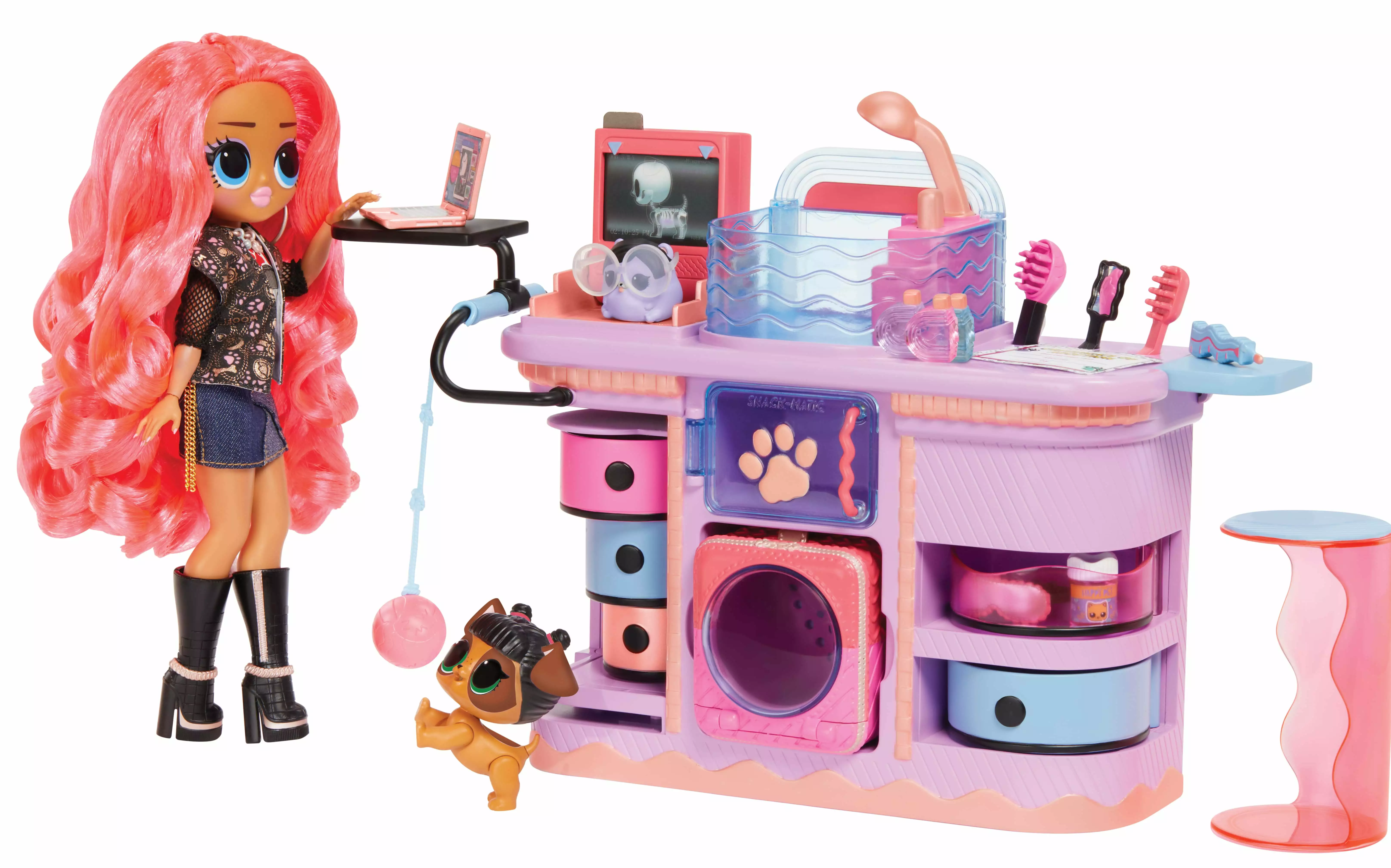 LOL Surprise OMG Rescue Vet Set with 45+ Surprises Including Color Change Features. 2 New Pets. and Exclusive Fashion Doll. Dr. Heart - Great Gift for Kids Ages 4+